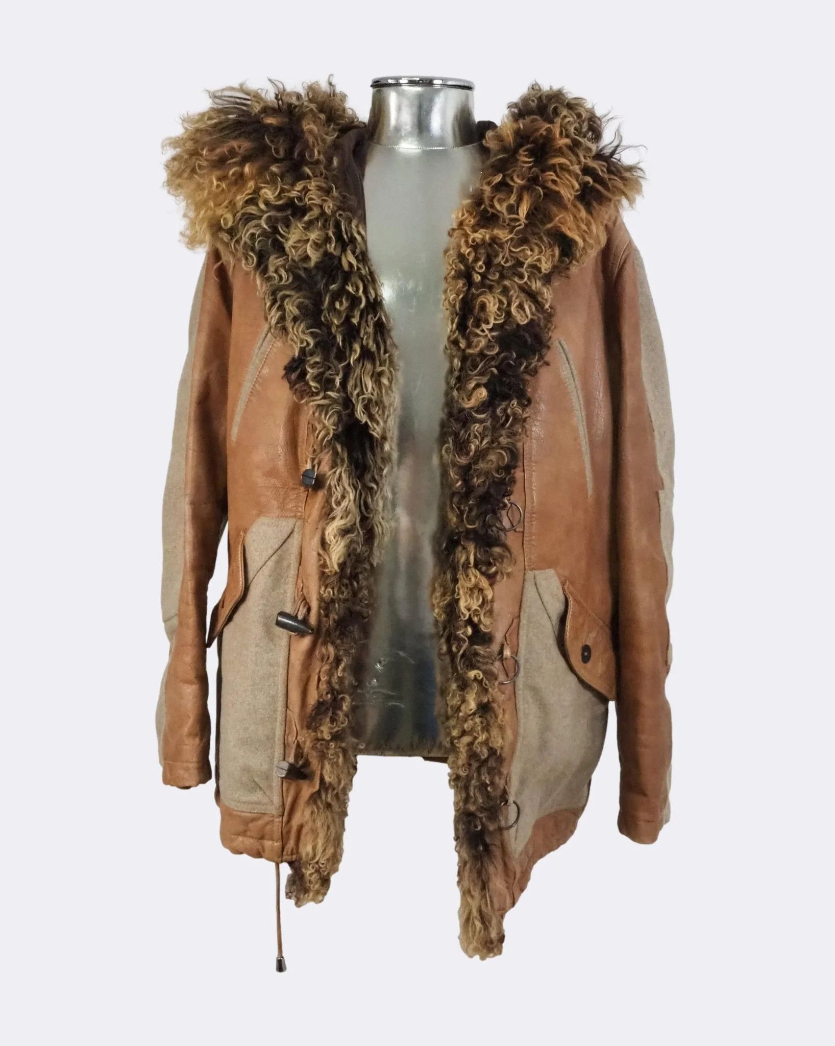 AW2013 EMPORIO ARMANI Goat Fur Jacket