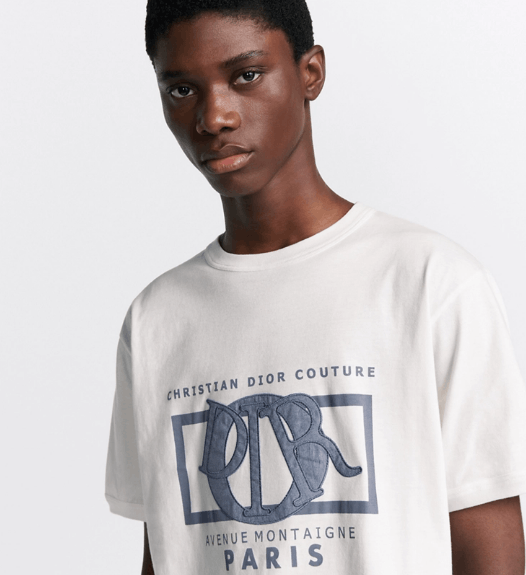 Dior o1w1db10525 493J64 Relaxed-Fit T-Shirt in White Size US S / EU 44-46 / 1 - 6 Thumbnail