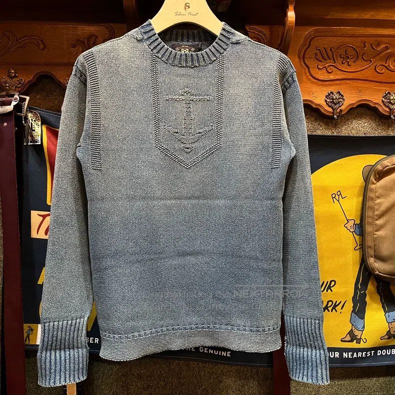 RRL Ralph Lauren RRL Ralph Lauren Navigators Deck Sailor Blue Dye Distresse Size US S / EU 44-46 / 1 - 1 Thumbnail