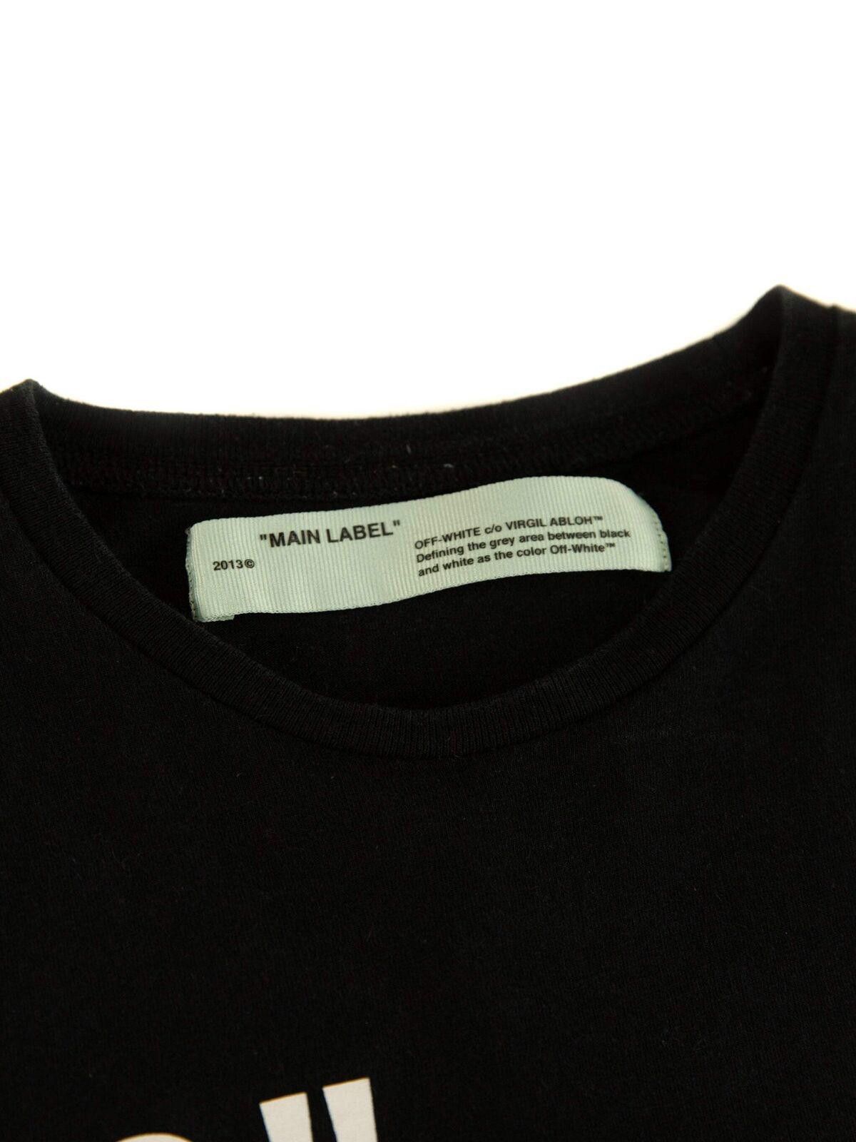 Off-White Off-White Mens Impressionism Long Sleeve T Shirt Small Black Size US S / EU 44-46 / 1 - 5 Thumbnail