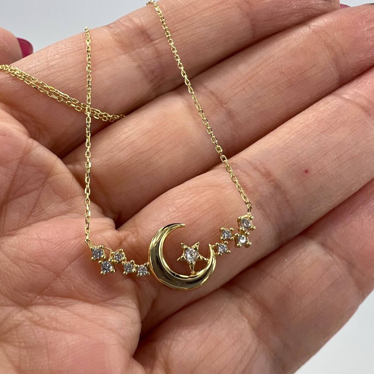 Other New Elegant 14K Solid Gold Italian Necklace 2.0g Size ONE SIZE - 2 Thumbnail