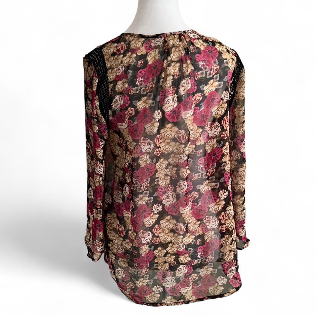 Other Floral multi sheer blouse size small Size S / US 4 / IT 40 - 2 Thumbnail