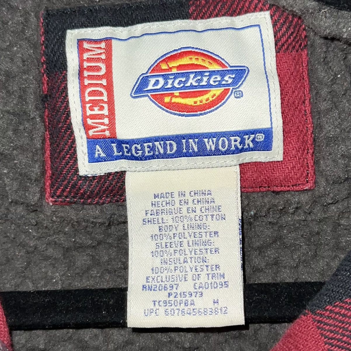 Dickies Vintage Dickies Plaid Jacket Fleece Lined Size US M / EU 48-50 / 2 - 7 Thumbnail