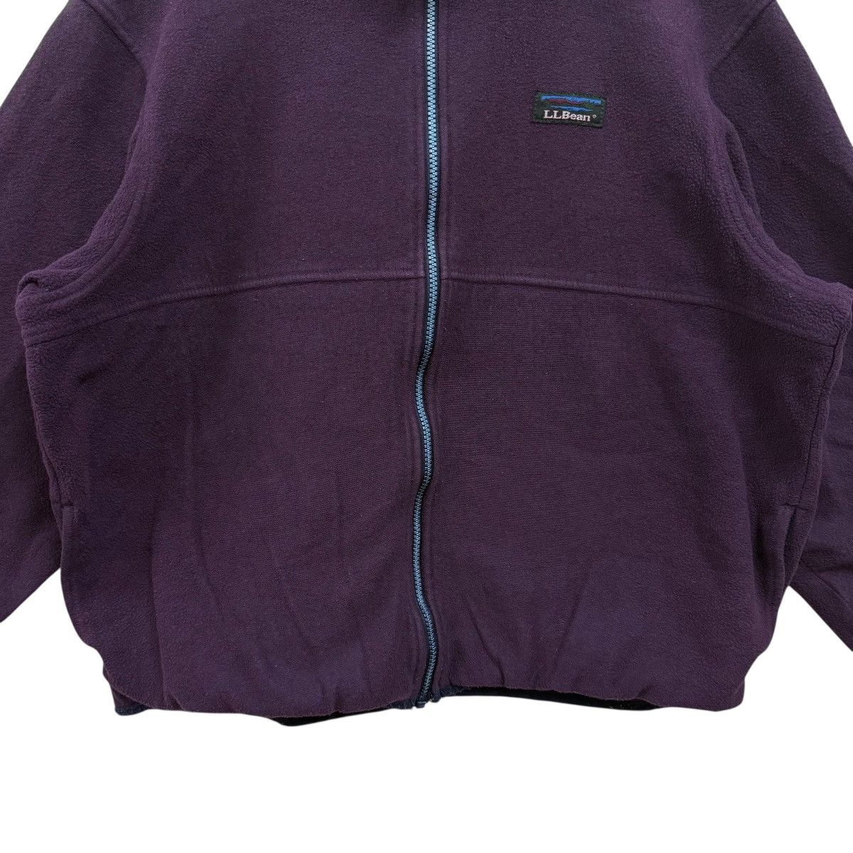 L.L. Bean Vintage LL Bean Fleece Zipper Size US L / EU 52-54 / 3 - 3 Thumbnail