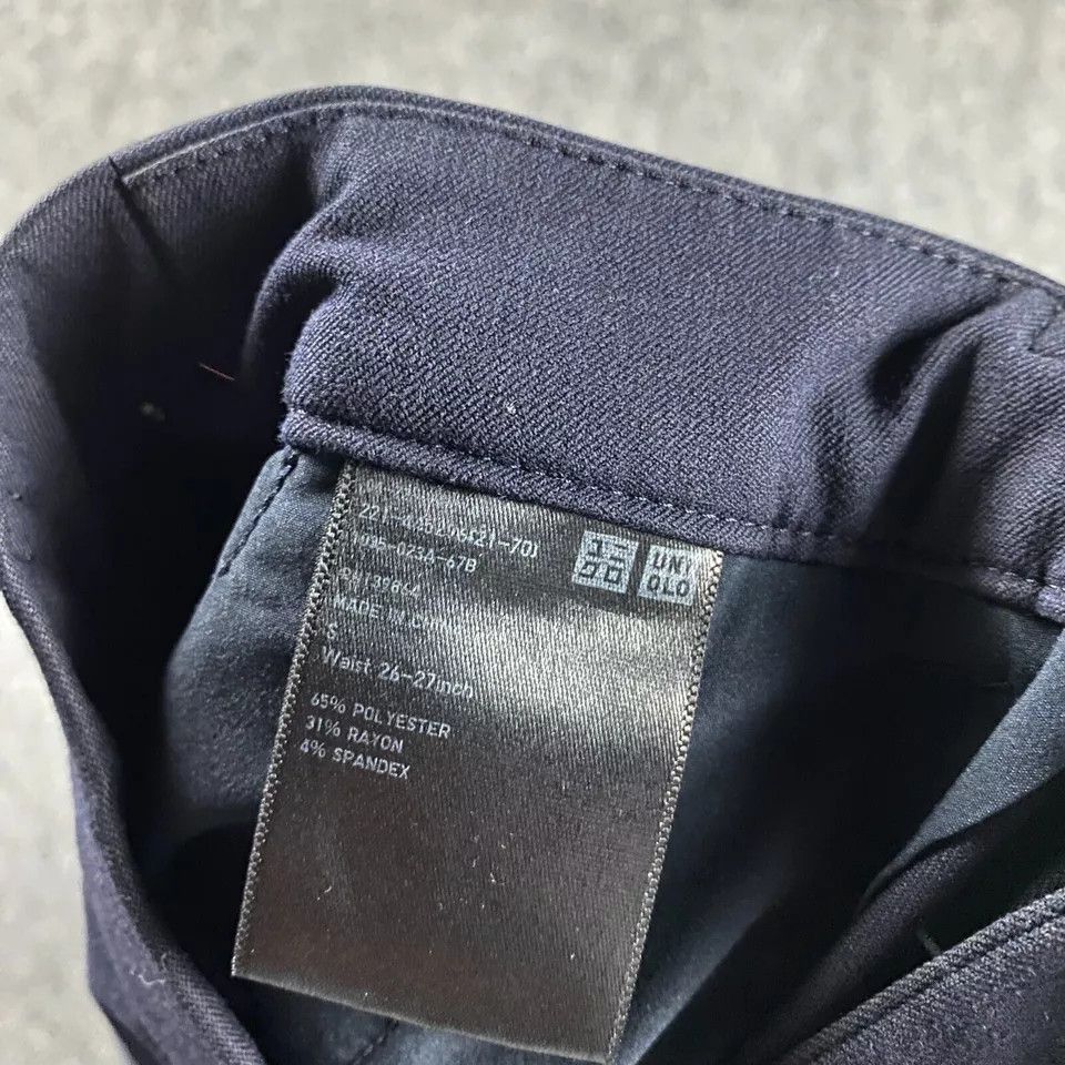 Uniqlo Uniqlo Pants Womens Small Blue Trouser Straight Leg Size 26" / US 2 / IT 38 - 7 Thumbnail