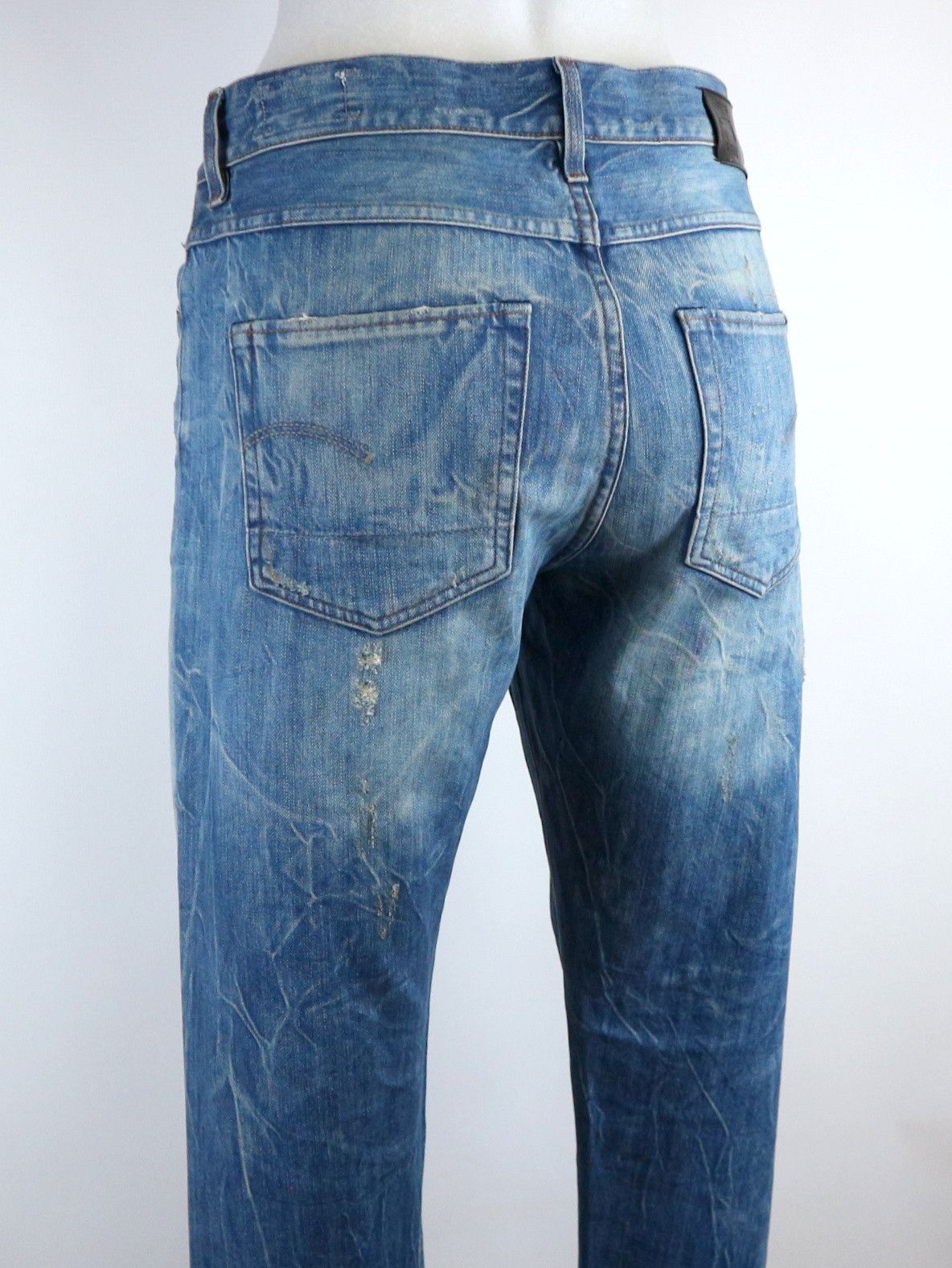 G-Star G-Star Raw 3301 RL Selvedge Denim Jeans W28 L32 Size 28" / US 6 / IT 42 - 7 Thumbnail