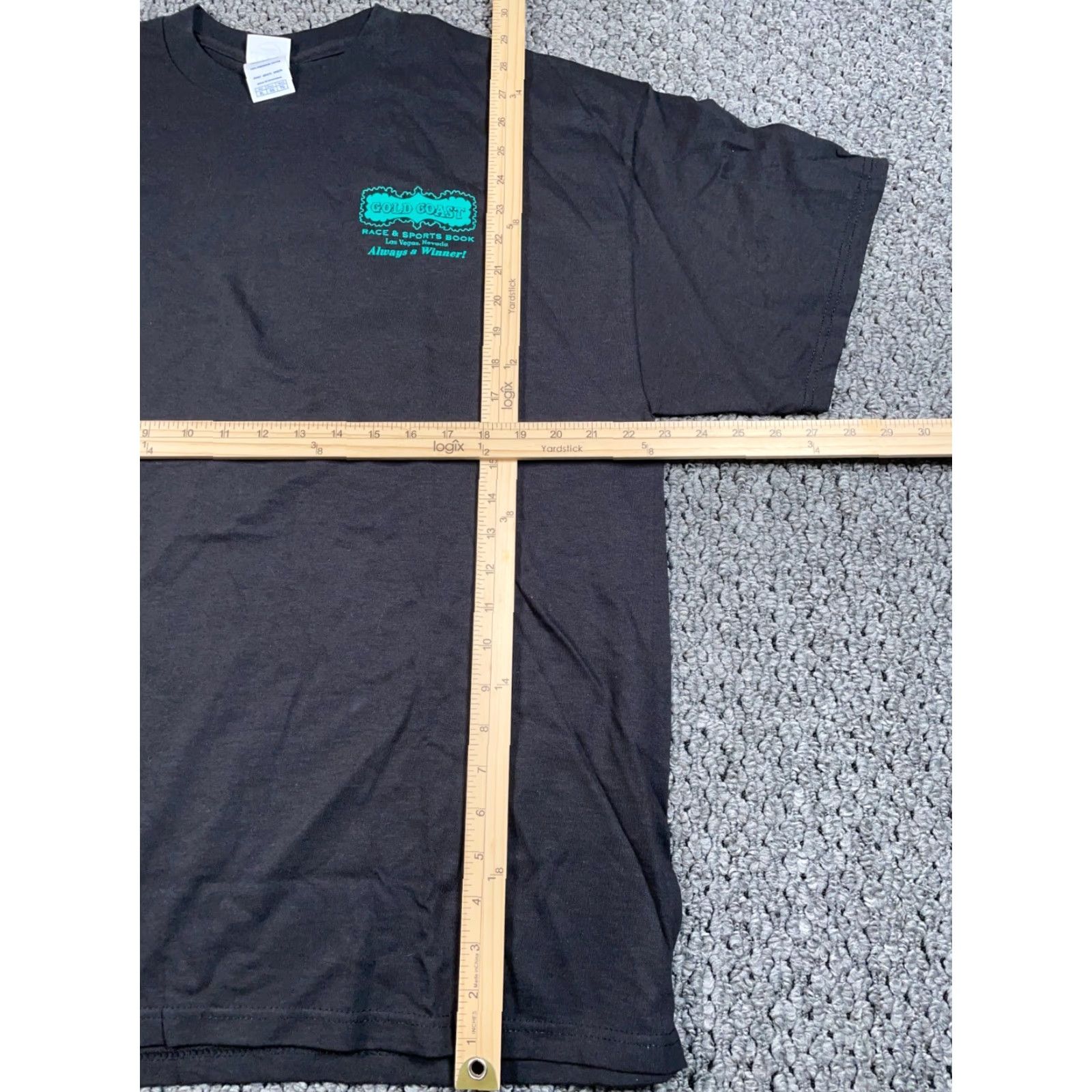 Delta Kentucky Derby T-Shirt Adult XL Black Delta Graphic Tee Y2K Racing Gambling Mens Size US XL / EU 56 / 4 - 7 Thumbnail