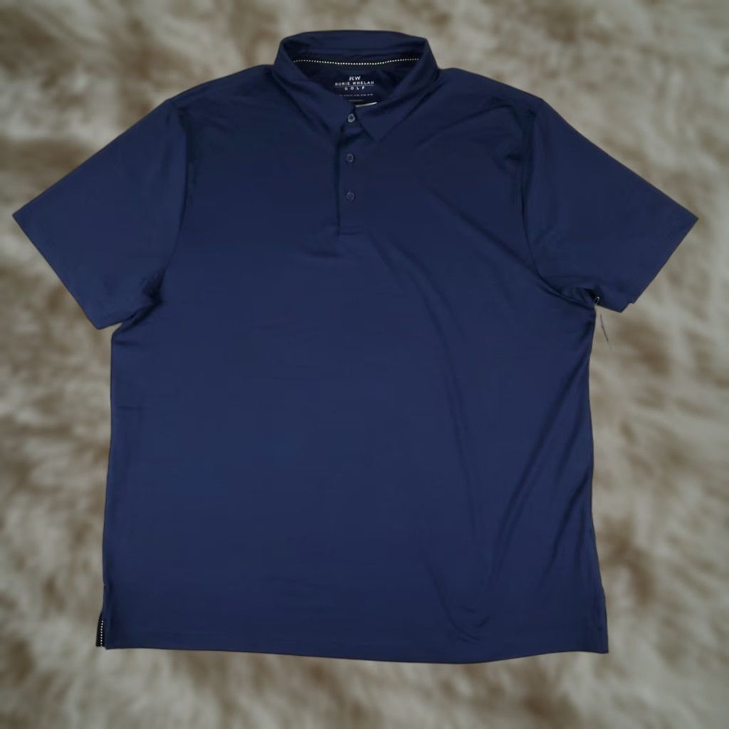 Vintage Rorie Whelan Polo Shirt Mens 2XL Blue Short Sleeve Golf Casual Size US XXL / EU 58 / 5 - 1 Thumbnail