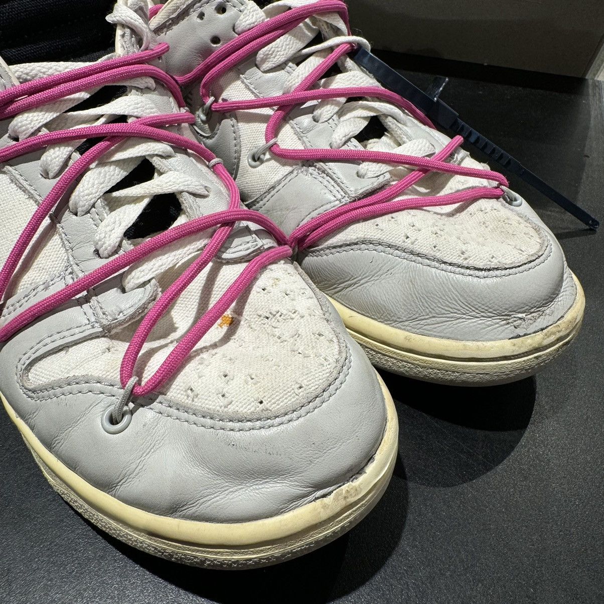 Nike × Off-White Nike Off White Dunk Low Lot 30 Size US 9.5 / EU 42-43 - 3 Thumbnail
