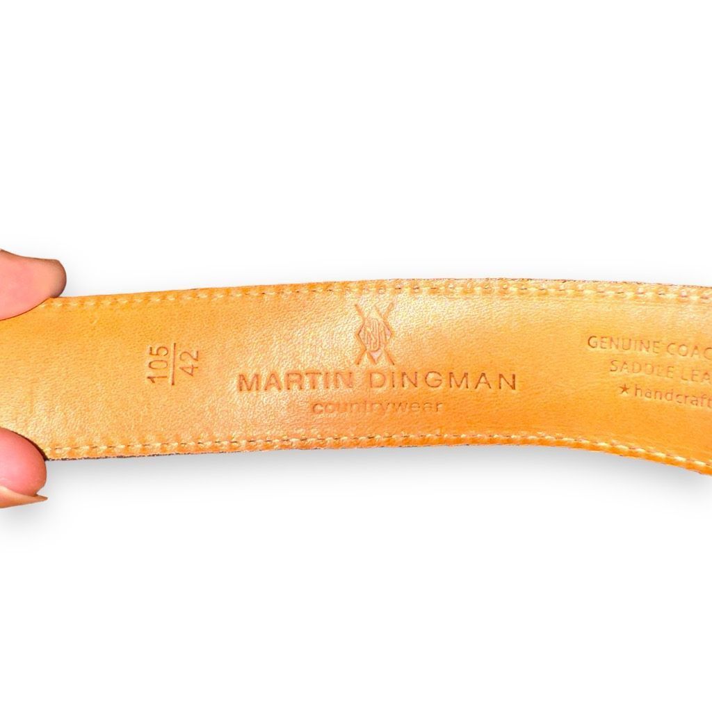 Martin Dingman Martin Dingman Countrywear Brown Coachman Leather Belt Size Size 42 - 5 Thumbnail