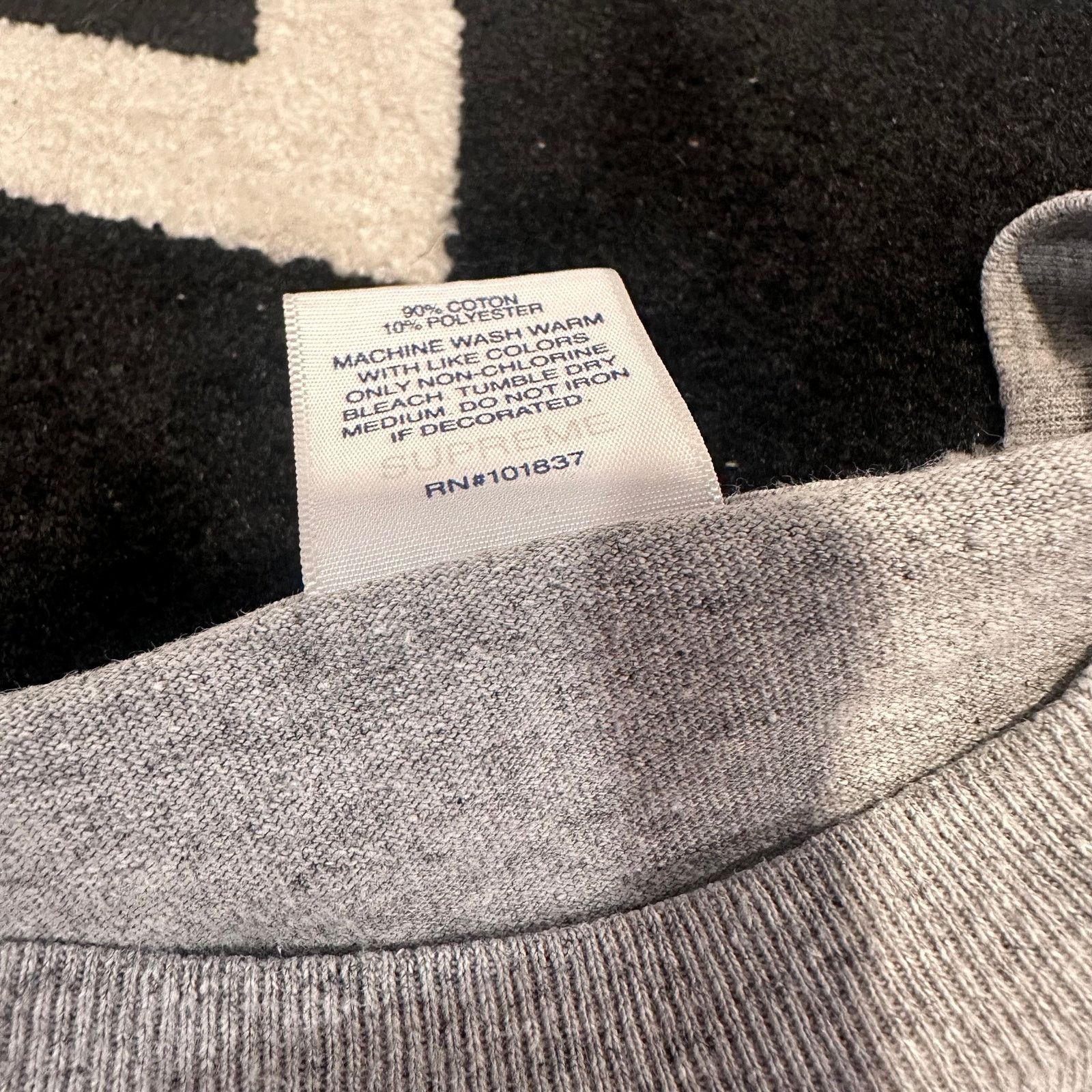 Supreme Supreme Jet Tee - Heather Grey - Size Medium - Used Size US M / EU 48-50 / 2 - 5 Thumbnail