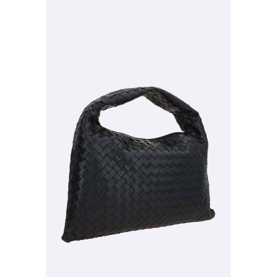 Bottega Veneta BOTTEGA VENETA Hop Small Black Leather Shoulder Bag New Size ONE SIZE - 3 Thumbnail