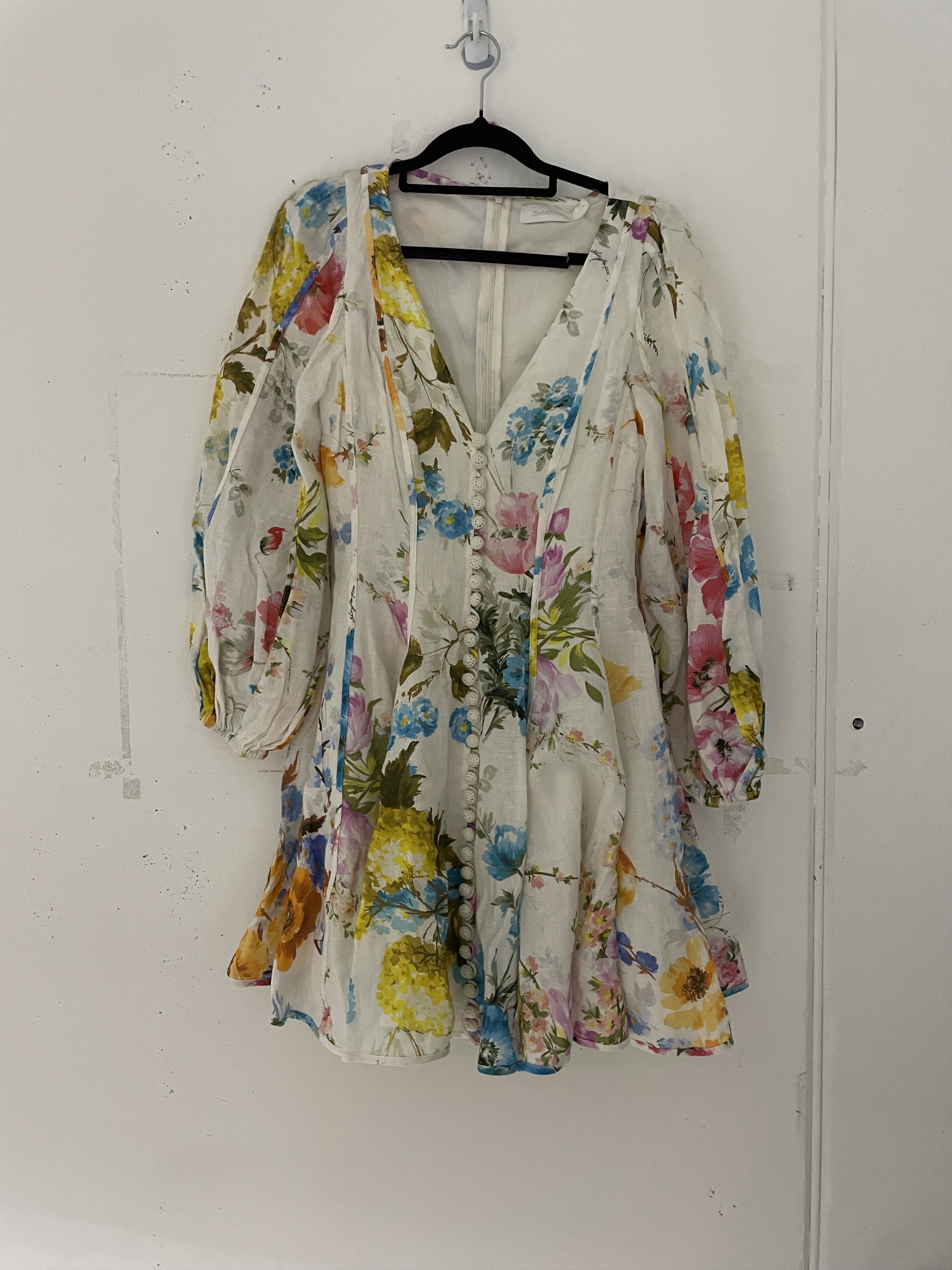 Zimmermann Halcyon Panelled Mini Dress Size S / US 4 / IT 40 - 5 Thumbnail