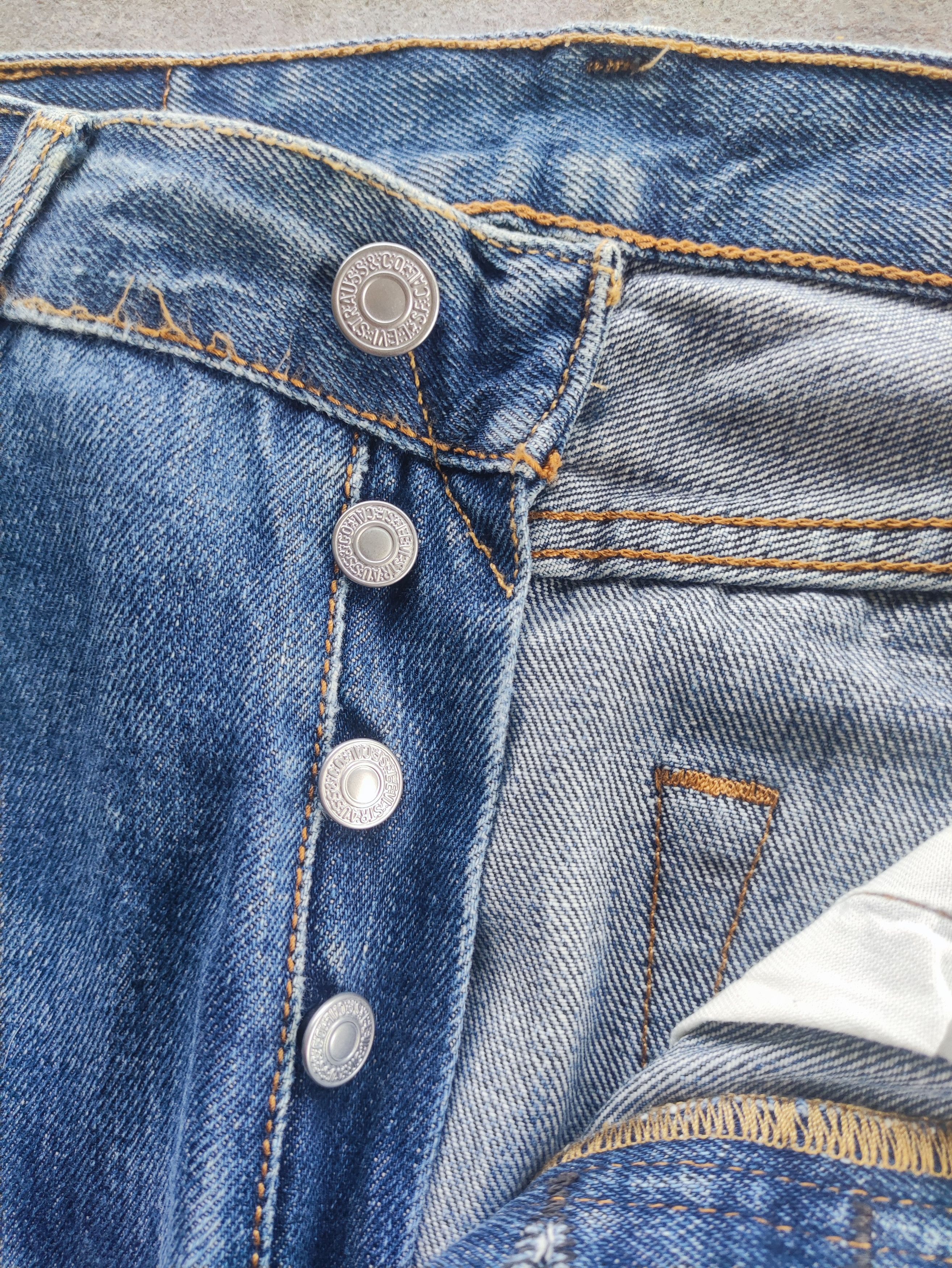 Levi's Vintage Levi's Brand Button Denim Distressed Faded Pants Size US 32 / EU 48 - 5 Thumbnail