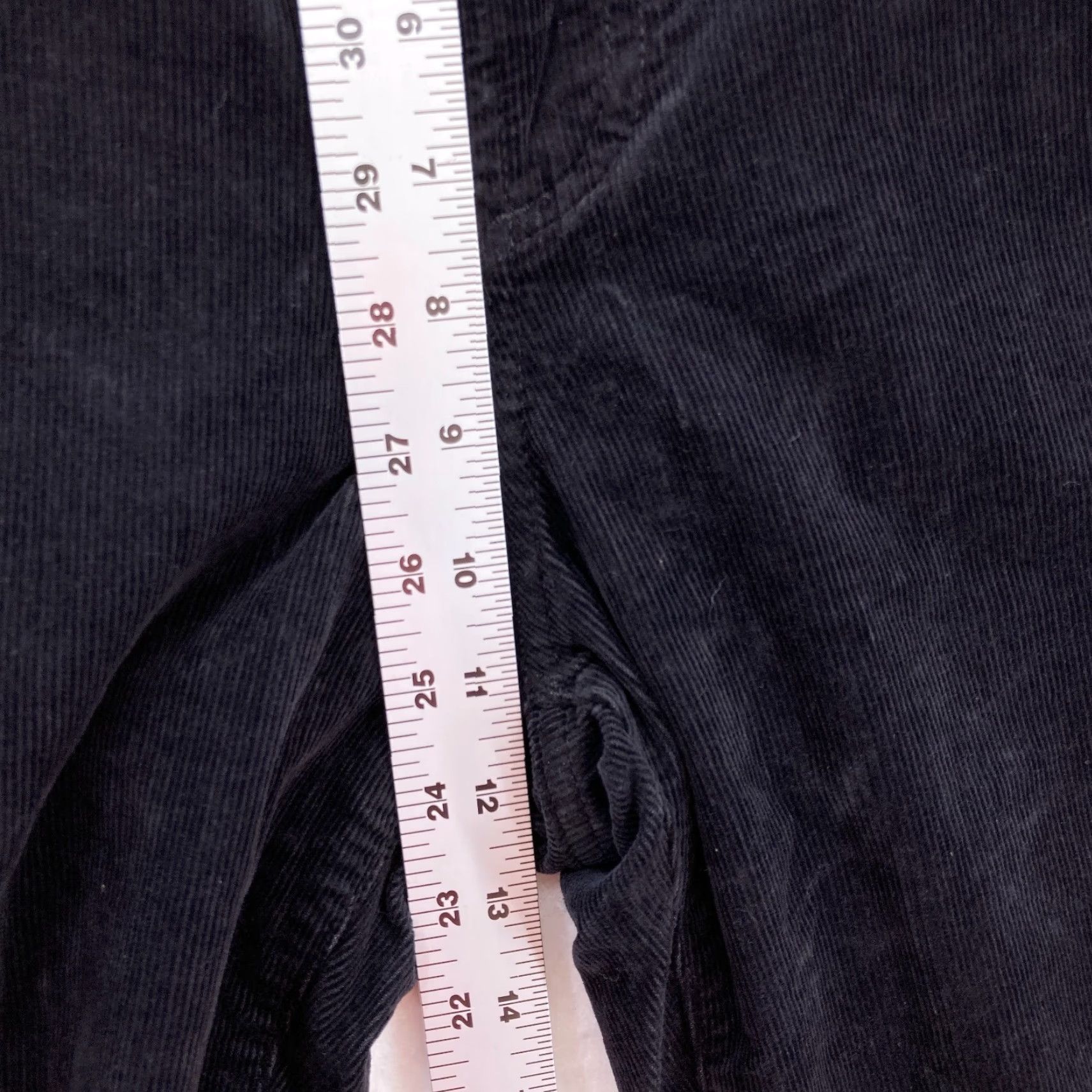 Gap Gap 1969 Always Skinny Pants Women's 32XL Black Stretch Corduroy Mid Rise NWT Size 24" / US 00 / IT 34 - 6 Thumbnail