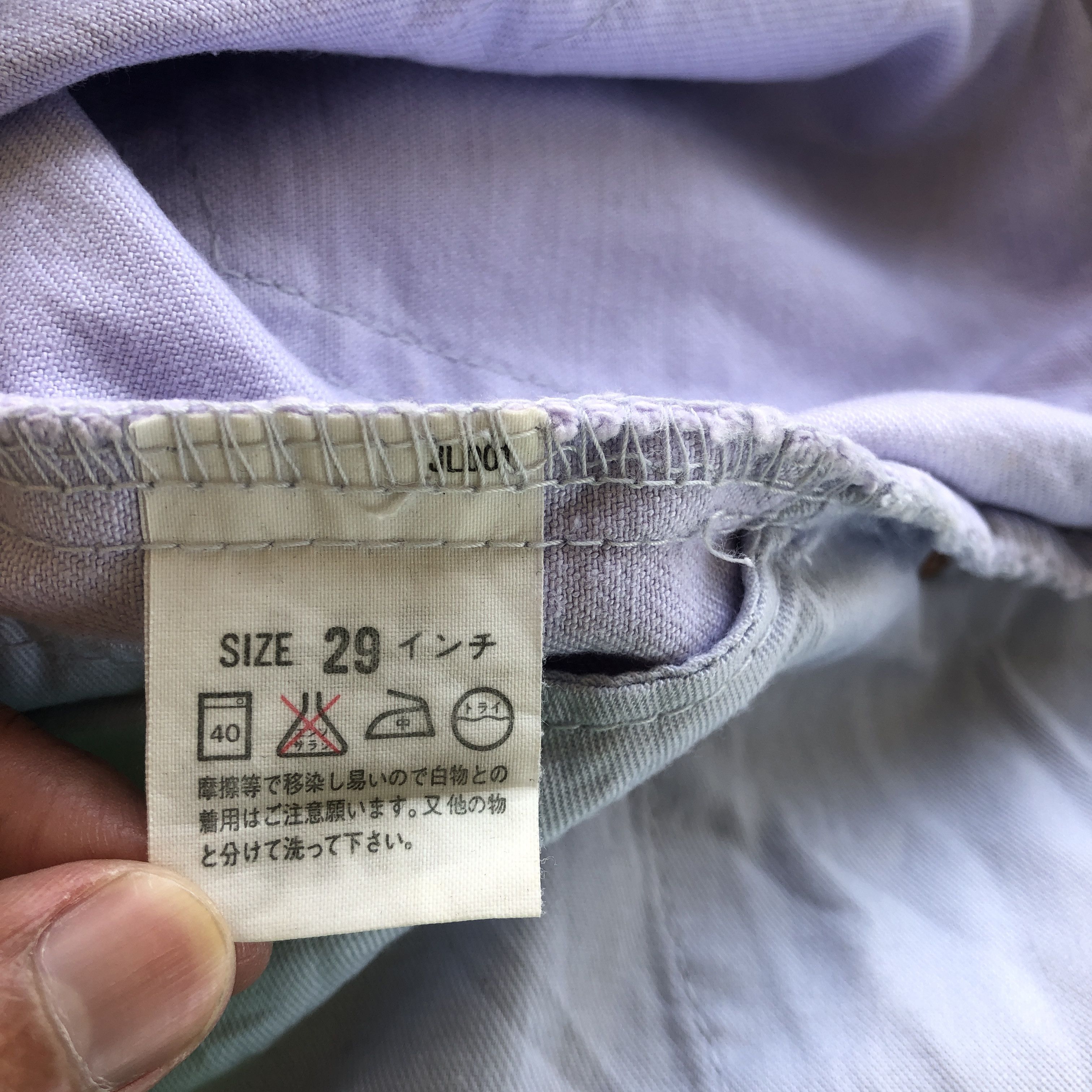 Levi's × Vintage Vintage Dirty Levis 554 Jeans Levi's Purple Denim Size 28" / US 6 / IT 42 - 11 Thumbnail