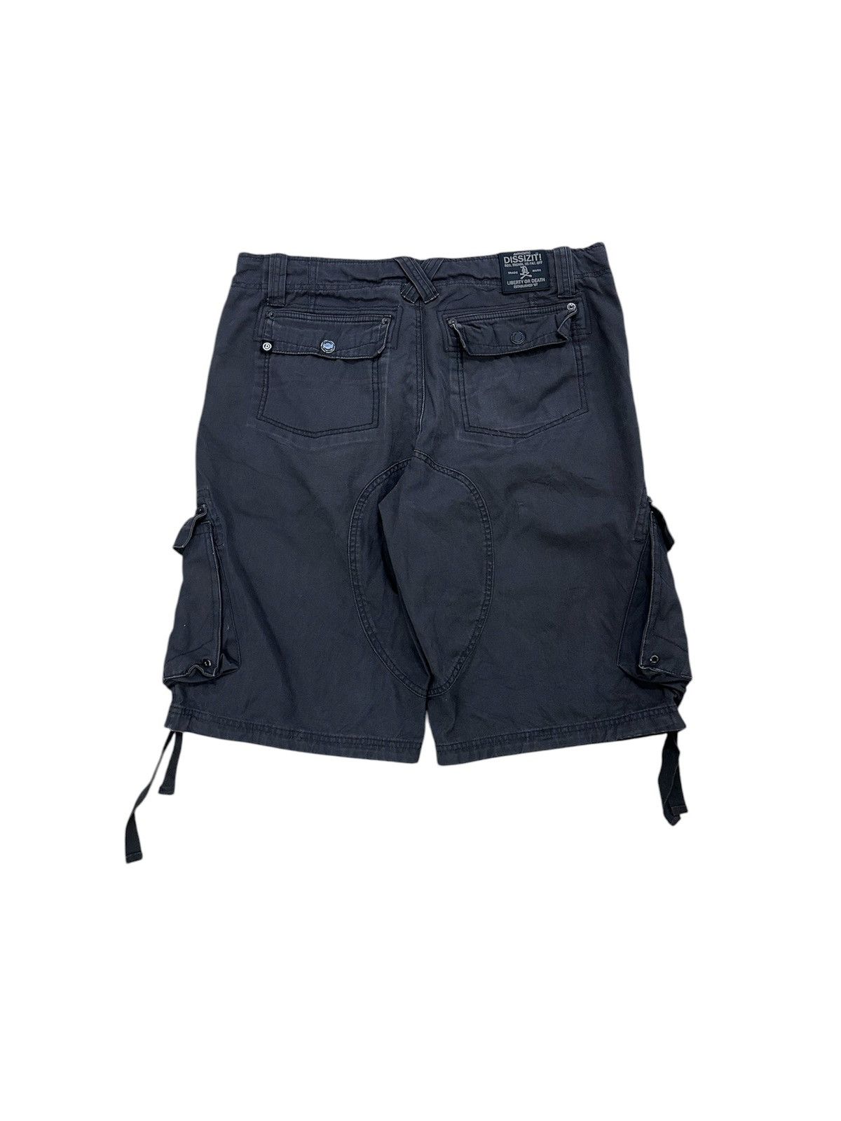Beauty Beast × Dissizit × Seditionaries Rare And Beautiful Dissizit Tactical Bondage Cargo Shorts Size US 34 / EU 50 - 2 Thumbnail