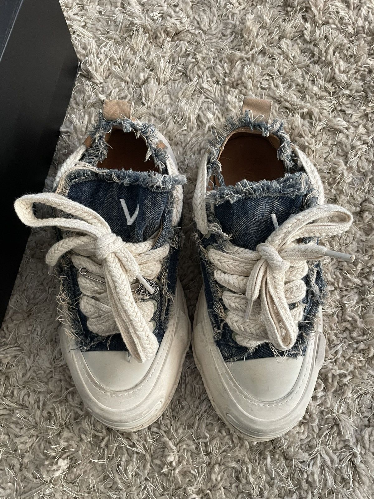 Valabasas Valabasas Blue Denim Low Tops Size US 8 / EU 41 - 5 Thumbnail