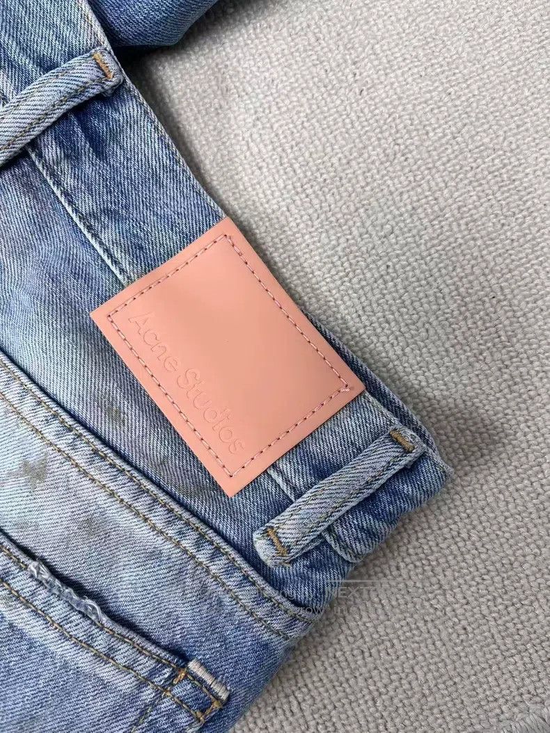 Acne Studios Acne Studios Painted Wide Leg Mid-Waist Loose Jeans Size US 32 / EU 48 - 3 Thumbnail