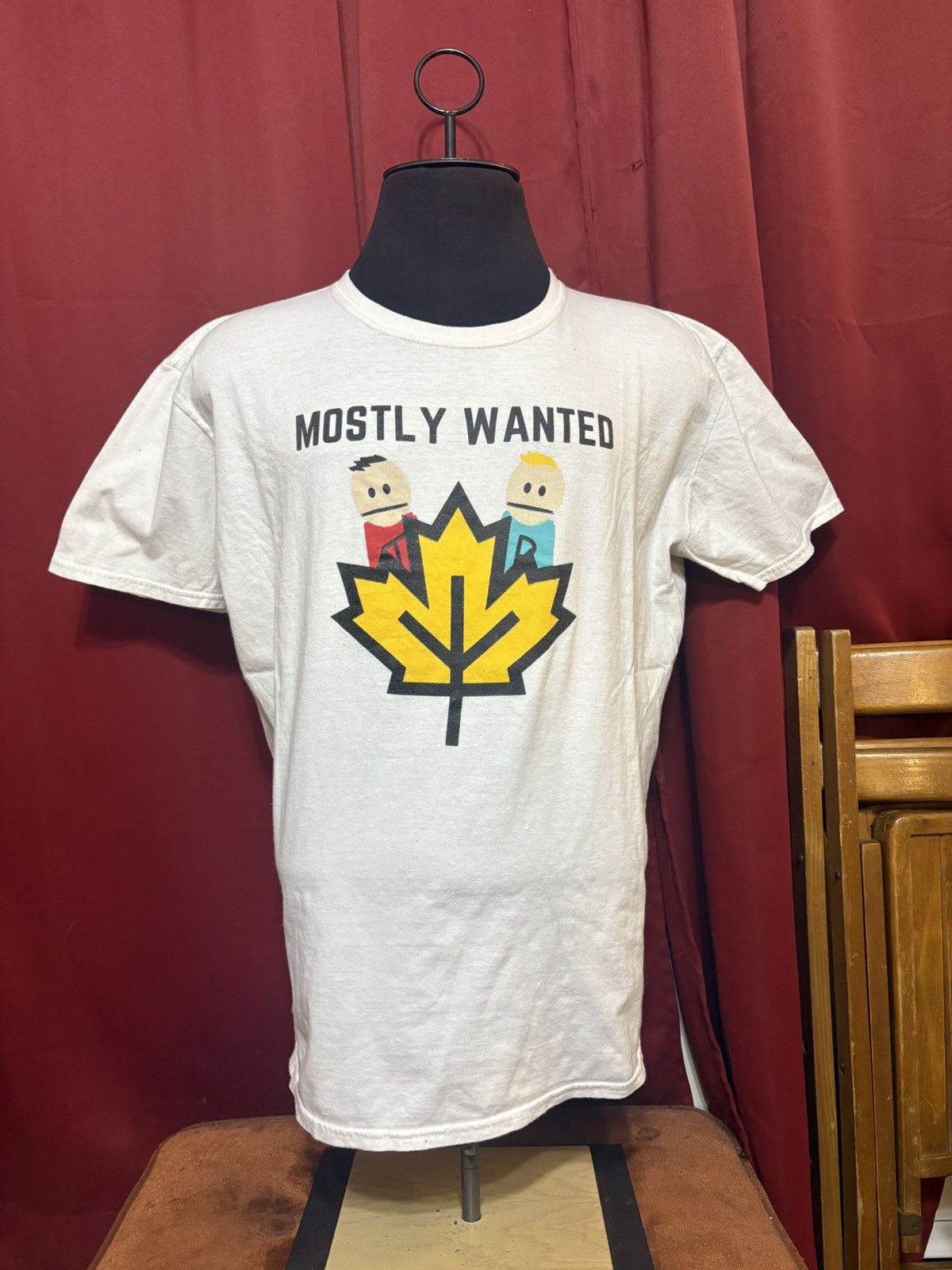 Cartoon Network South Park Tshirt Terrance And Phillip Mostly Wanted Canada Size US XL / EU 56 / 4 - 1 Thumbnail
