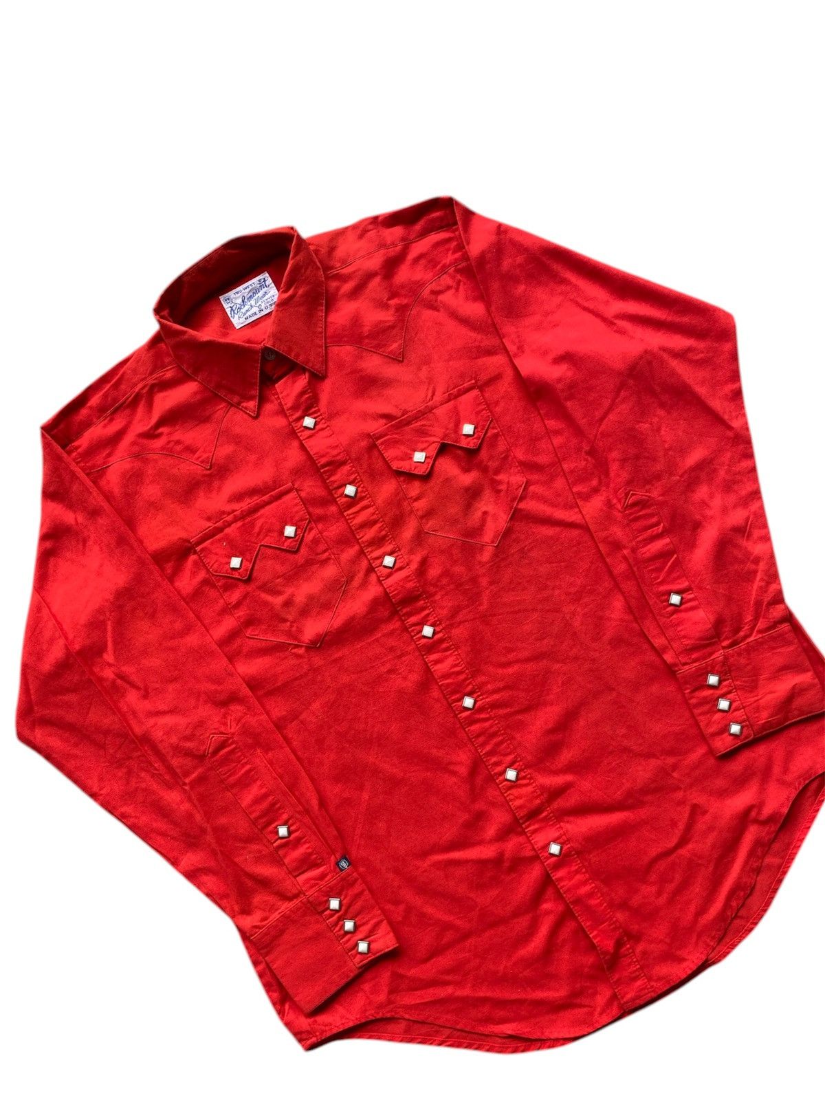 Rockmount Ranch Wear RED WESTERN SHIRT ROCKMOUNT RANCH WEAR 80s 1980s VINTAGE🔥 Size US XL / EU 56 / 4 - 3 Thumbnail