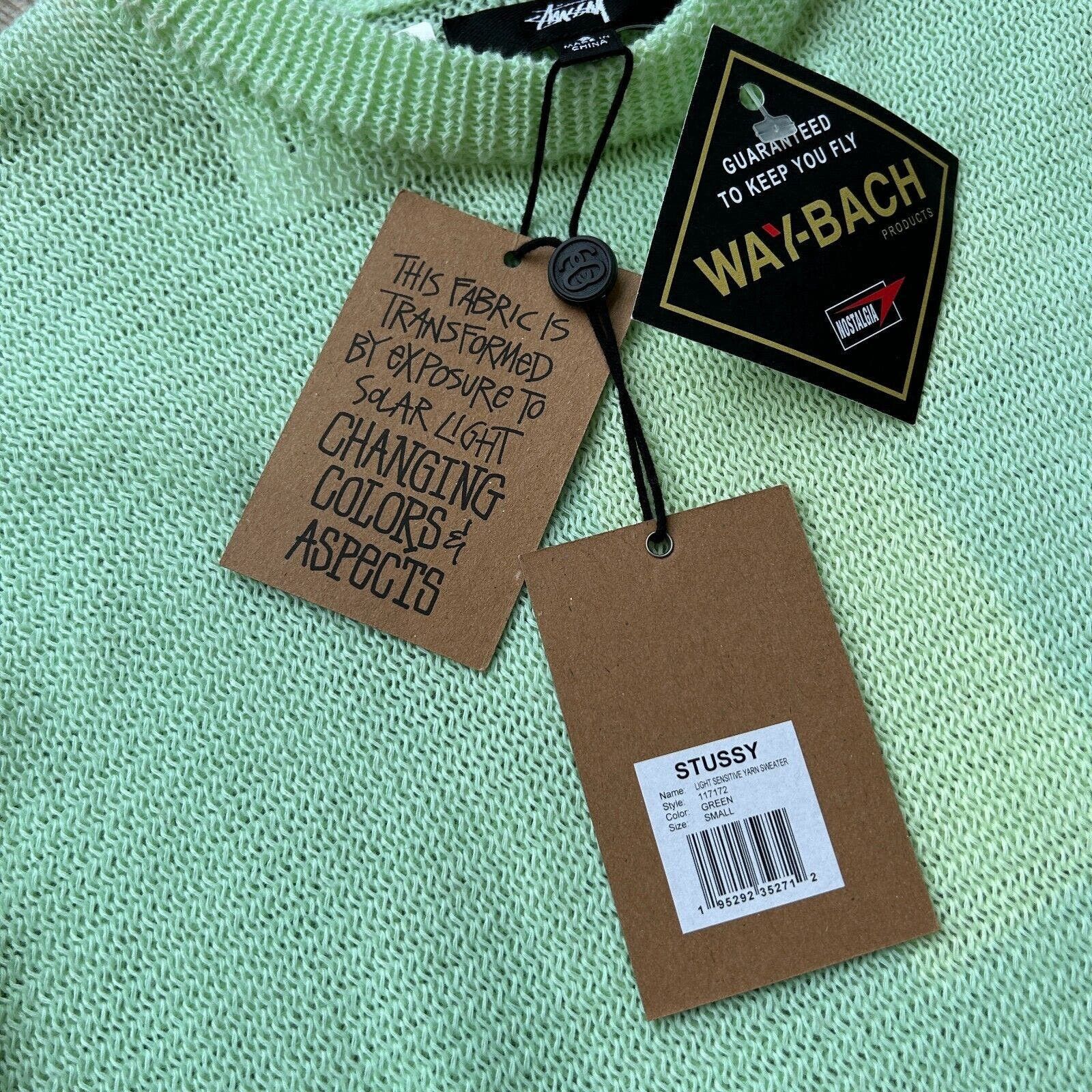 Stussy STUSSY Colour Change Light Sensitive Yarn Knit Sweater sz S Size US S / EU 44-46 / 1 - 5 Thumbnail