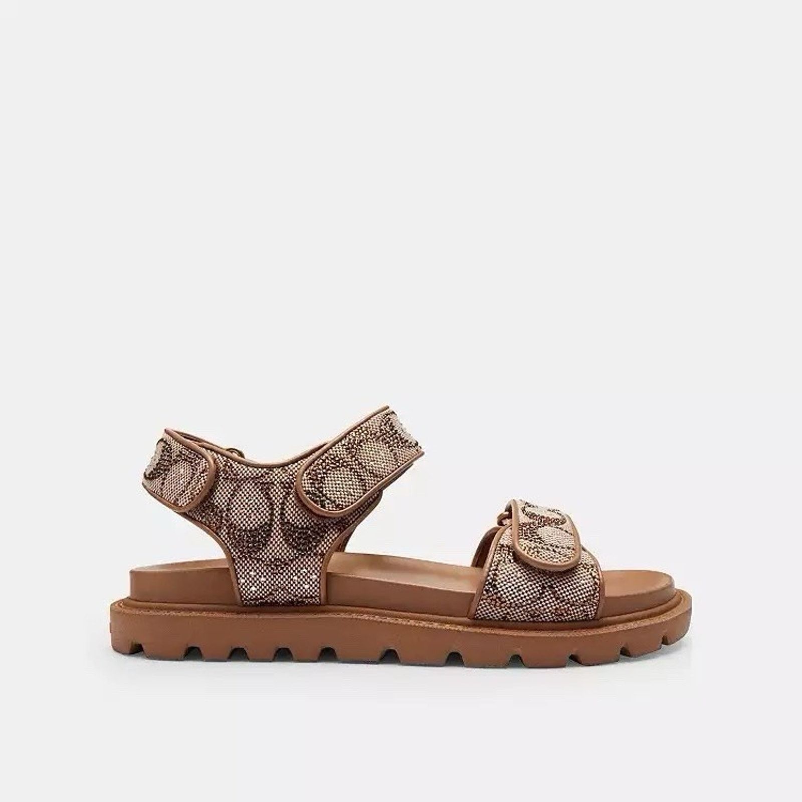Coach NEW COACH Women Brynn Sandal Crystal Tan CEF38 us6.5 Size US 6.5 / IT 36.5 - 7 Thumbnail