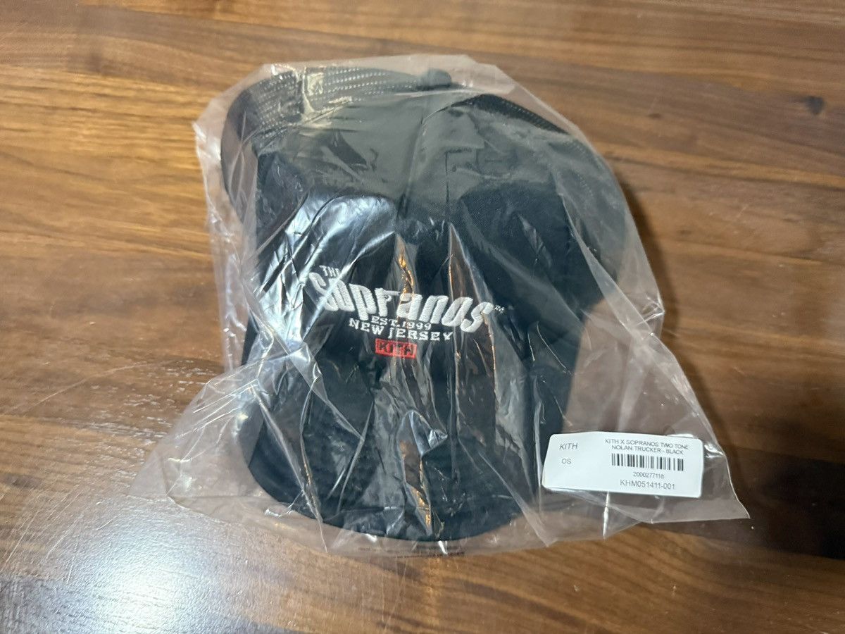 Kith Kith For The Sopranos Nolan Trucker Cap Snapback 'Black' Hat Size ONE SIZE - 4 Thumbnail
