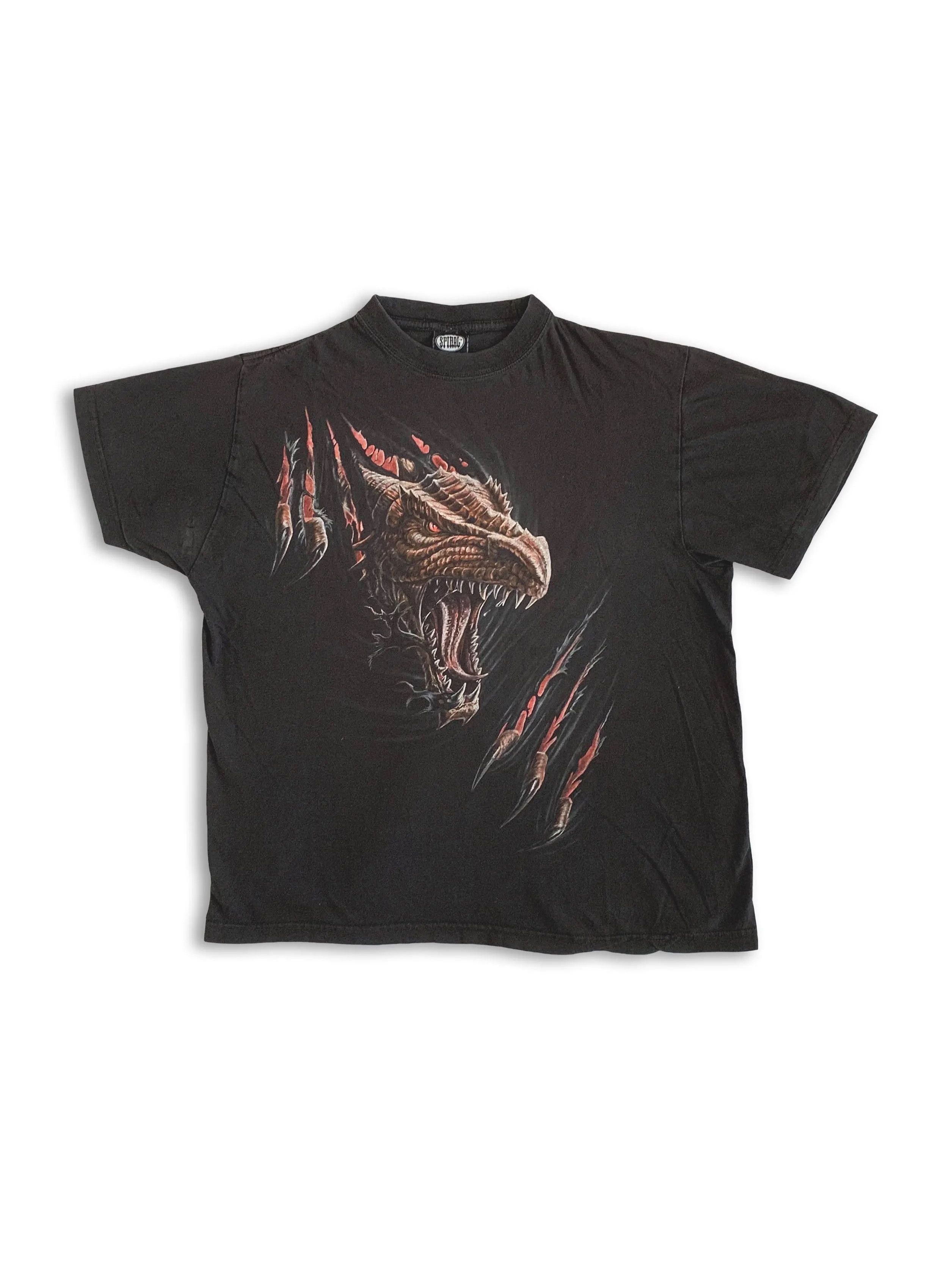 Other Vintage 90s Dragon t shirt Y2K Godzilla Movie Gildan Spiral Size US M / EU 48-50 / 2 - 1 Thumbnail