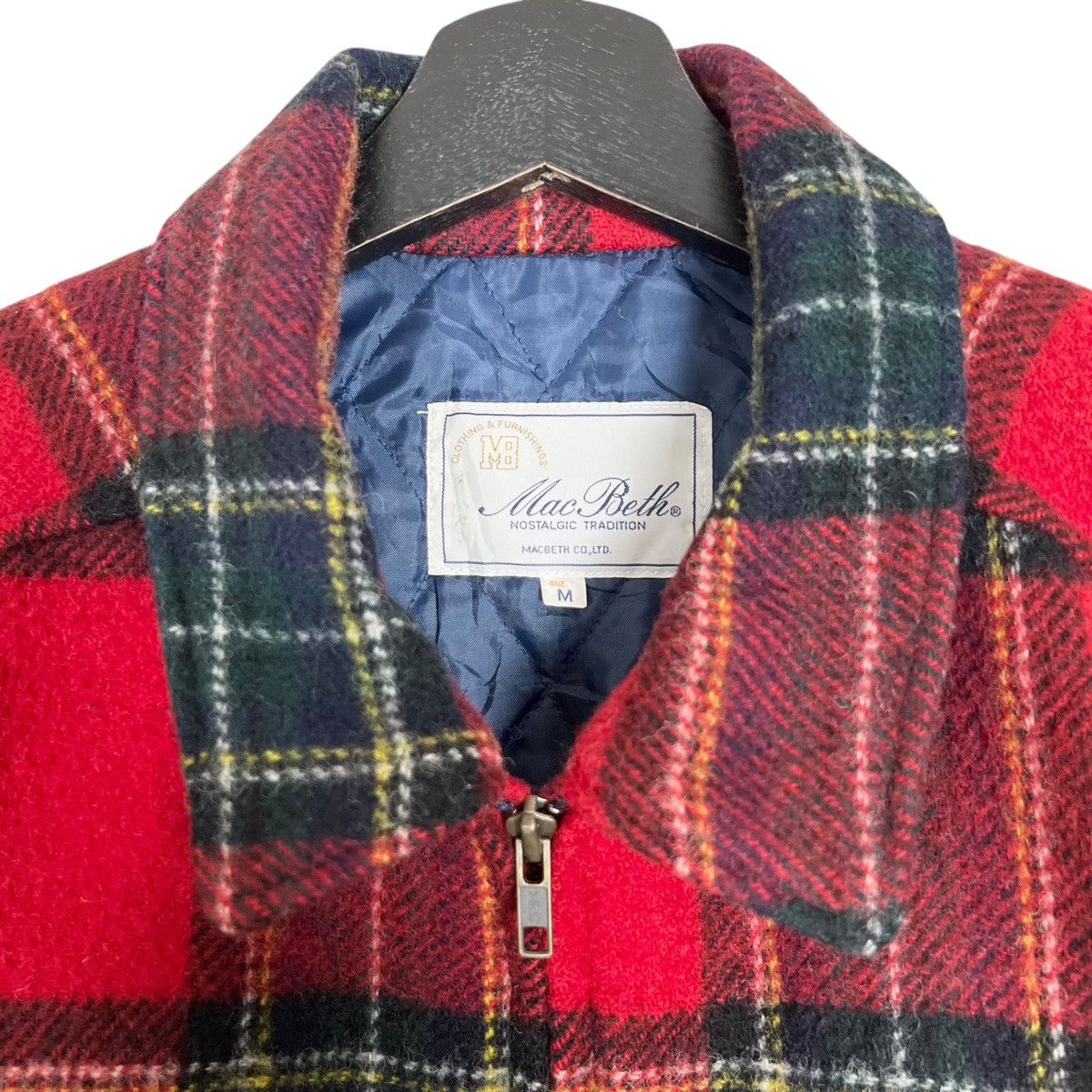 Macbeth Vintage MacBeth Tartan Checkered Zipper Wool Jacket Size US M / EU 48-50 / 2 - 6 Thumbnail