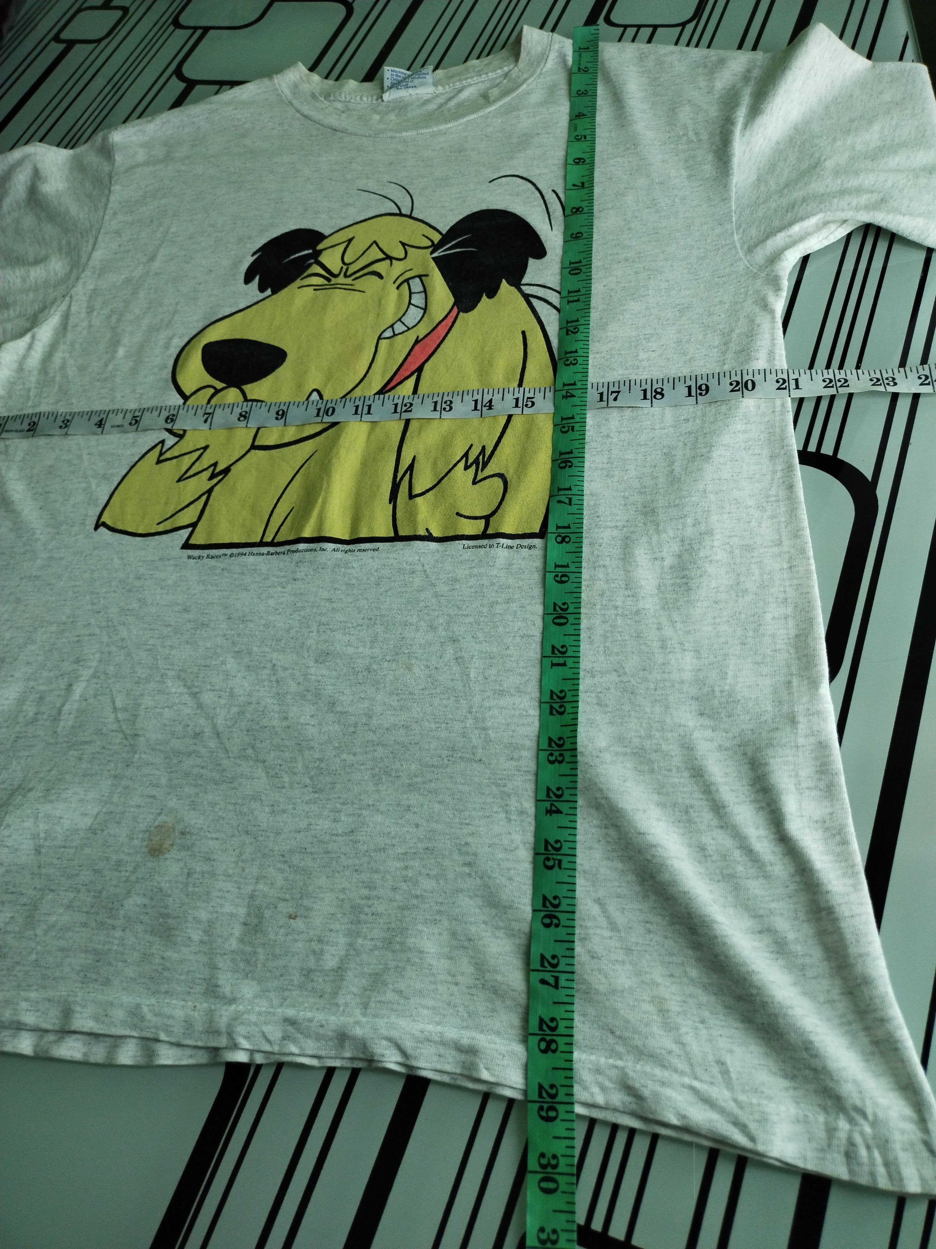 Cartoon Network × NASCAR × Vintage 1994 Vtg Wacky Races NASCAR Muttley Cartoon Characters Tee Size US L / EU 52-54 / 3 - 15 Thumbnail