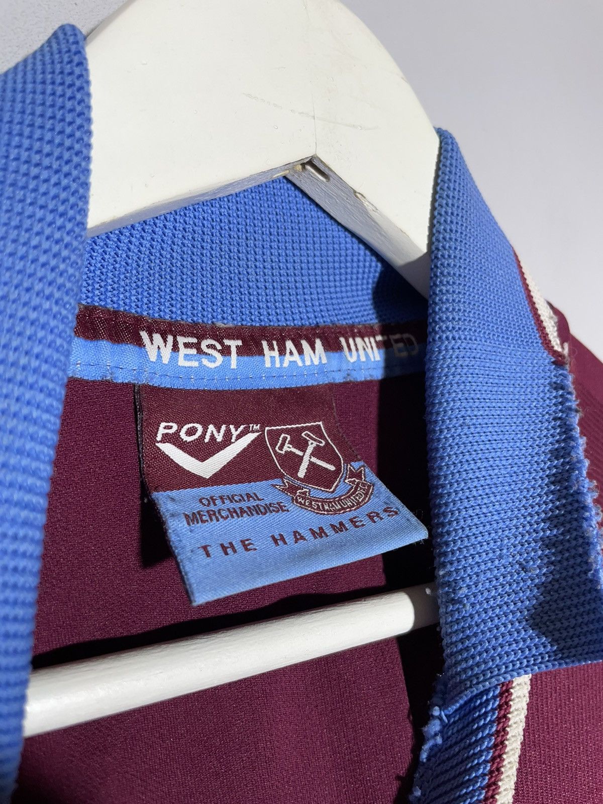 PONY × Vintage West Ham United Pony 1997/98 Vintage Football Shirt Size US L / EU 52-54 / 3 - 13 Thumbnail