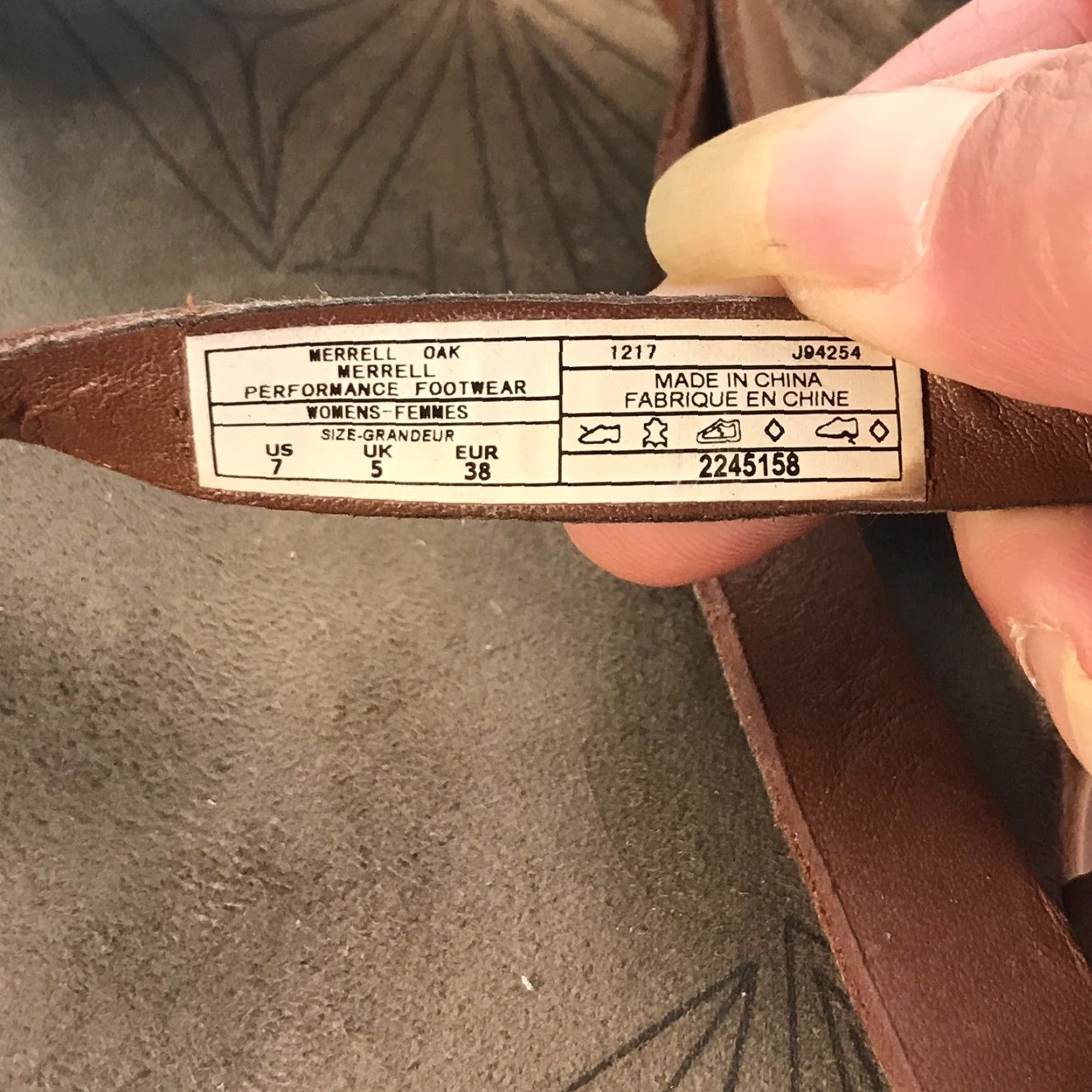 Merrell VIRGIN Merrell Oak Performance Leather Slides Womens Size 7 Brown Casual Comfort Summer Size US 7 / IT 37 - 3 Thumbnail