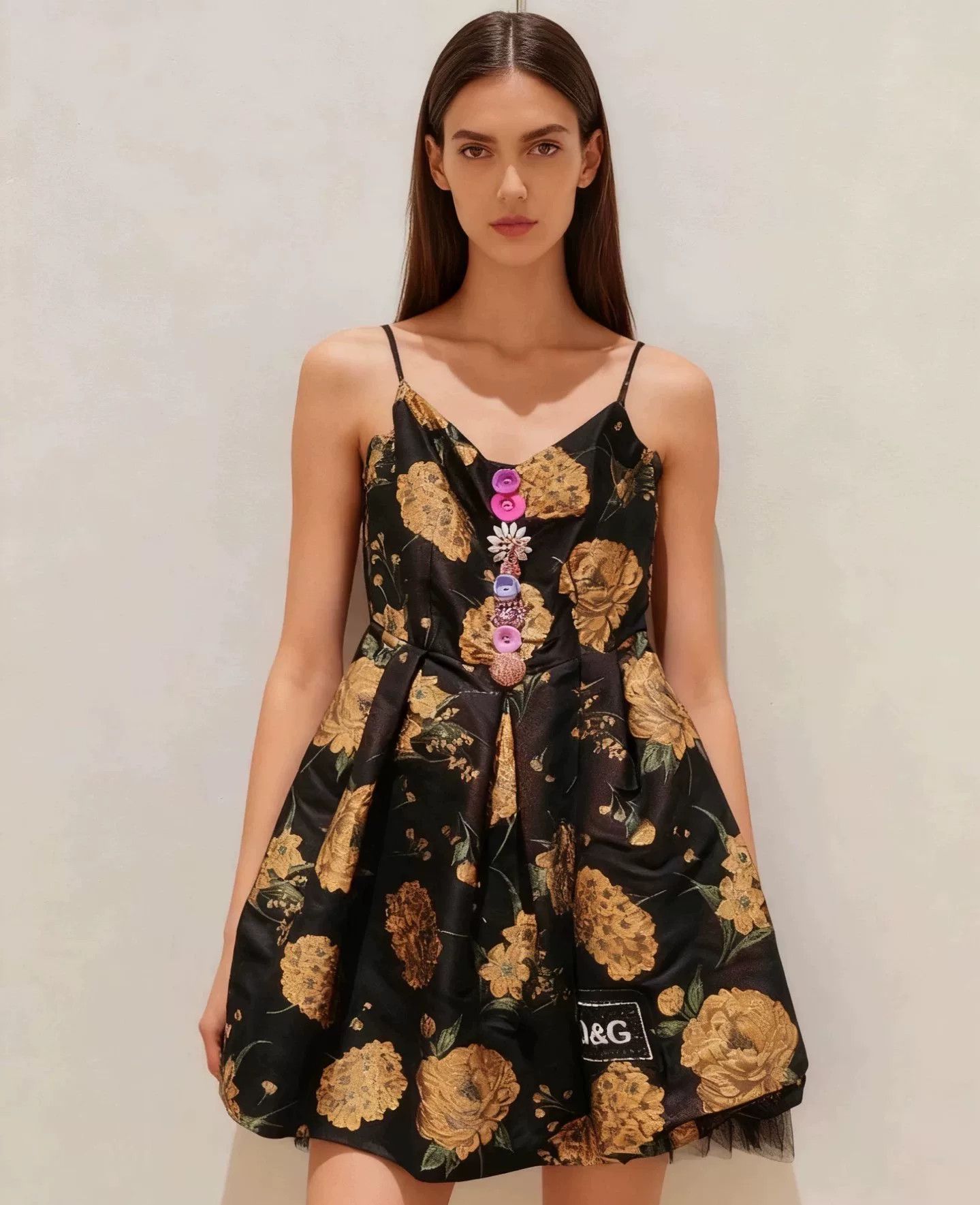 Dolce & Gabbana Dolce & Gabbana Embroidered Cocktail Dress Size M / US 6-8 / IT 42-44 - 1 Thumbnail