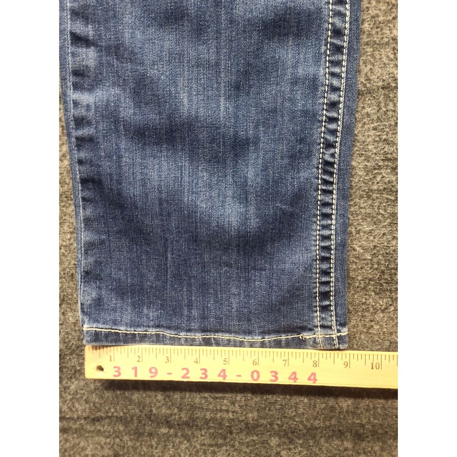 Ariat Ariat Real Denim Jeans Womens 30x32 Natalia Arrow Bootcut Mid Rise Riding Jeans Regular Blue Western Cowboy Ratchet? Size 30" / US 8 / IT 44 - 6 Thumbnail