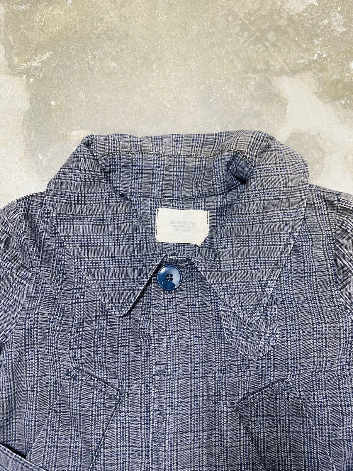 CABANE de ZUCCa Rare Zucca Travail by Issey Miyake Japanese Brand Jacket Size M / US 6-8 / IT 42-44 - 5 Thumbnail