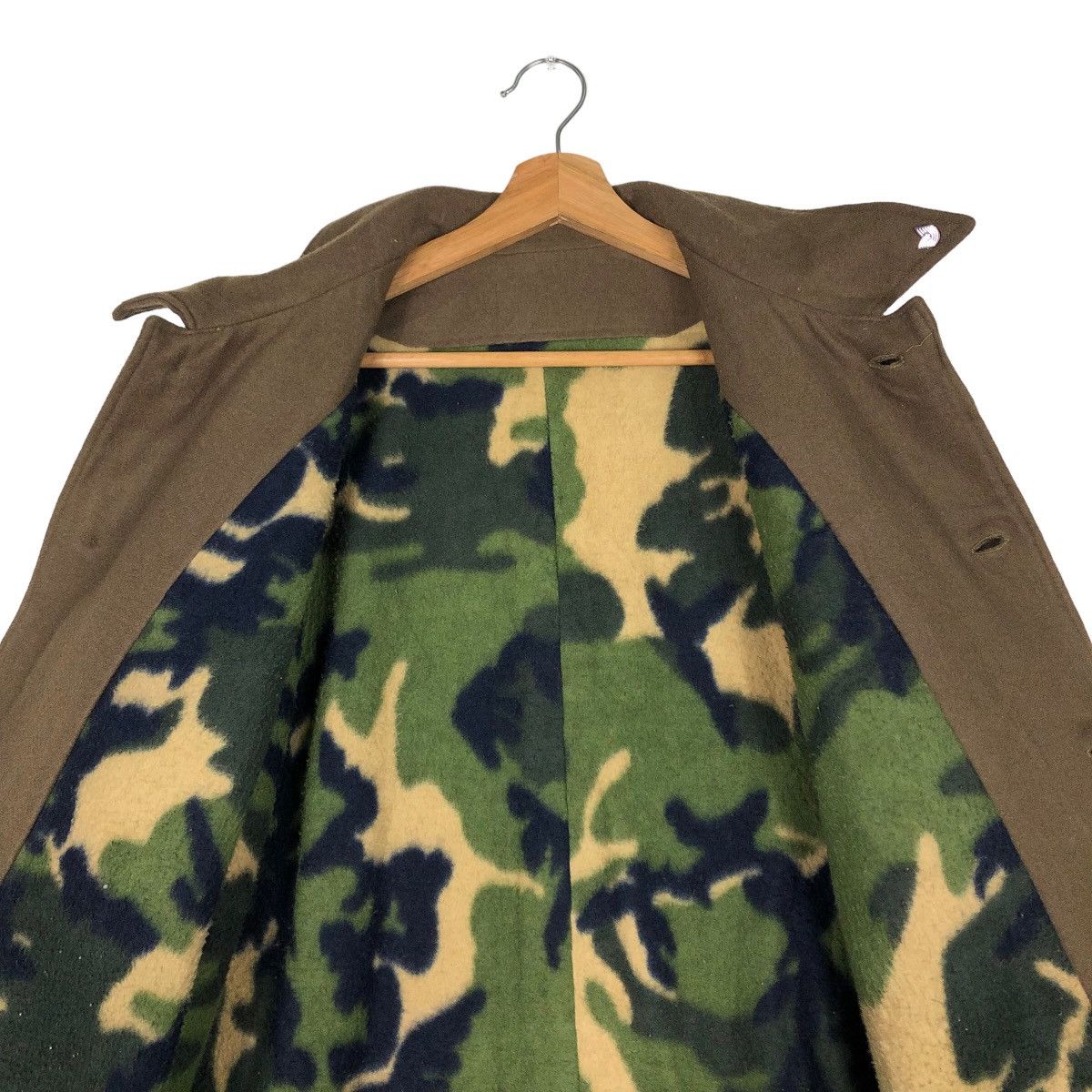 Vintage 🔥True Vintage 1940 Wool Winter Jacket Smock Military Cargo Size US M / EU 48-50 / 2 - 12 Thumbnail