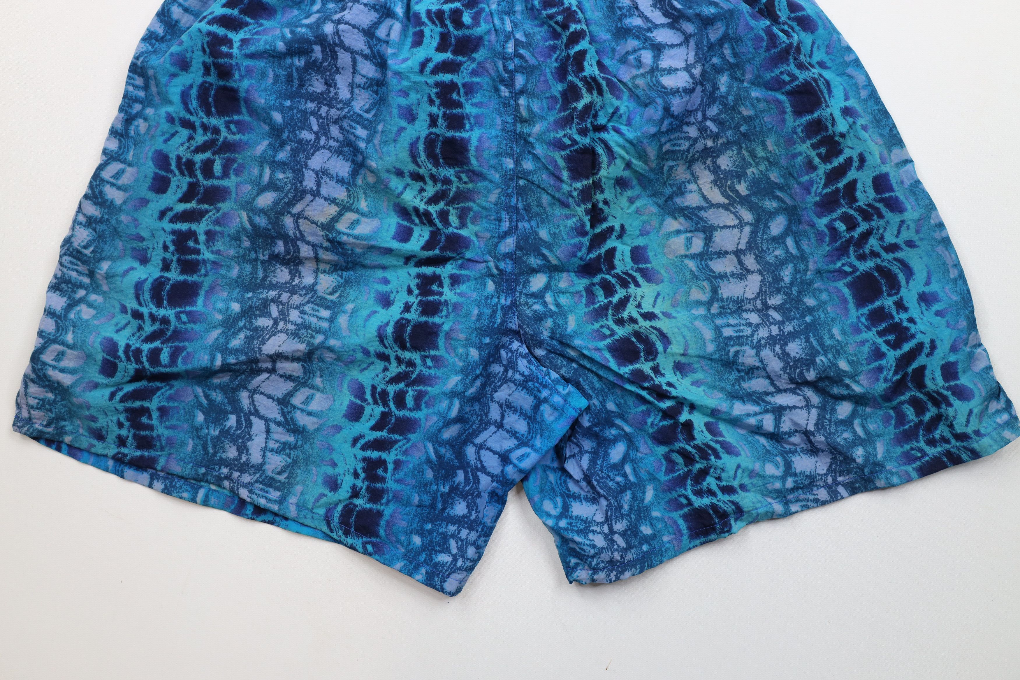 Speedo × Vintage Vintage 90s Speedo Spell Out Above Knee Shorts Swim Trunks Size US 34 / EU 50 - 11 Thumbnail