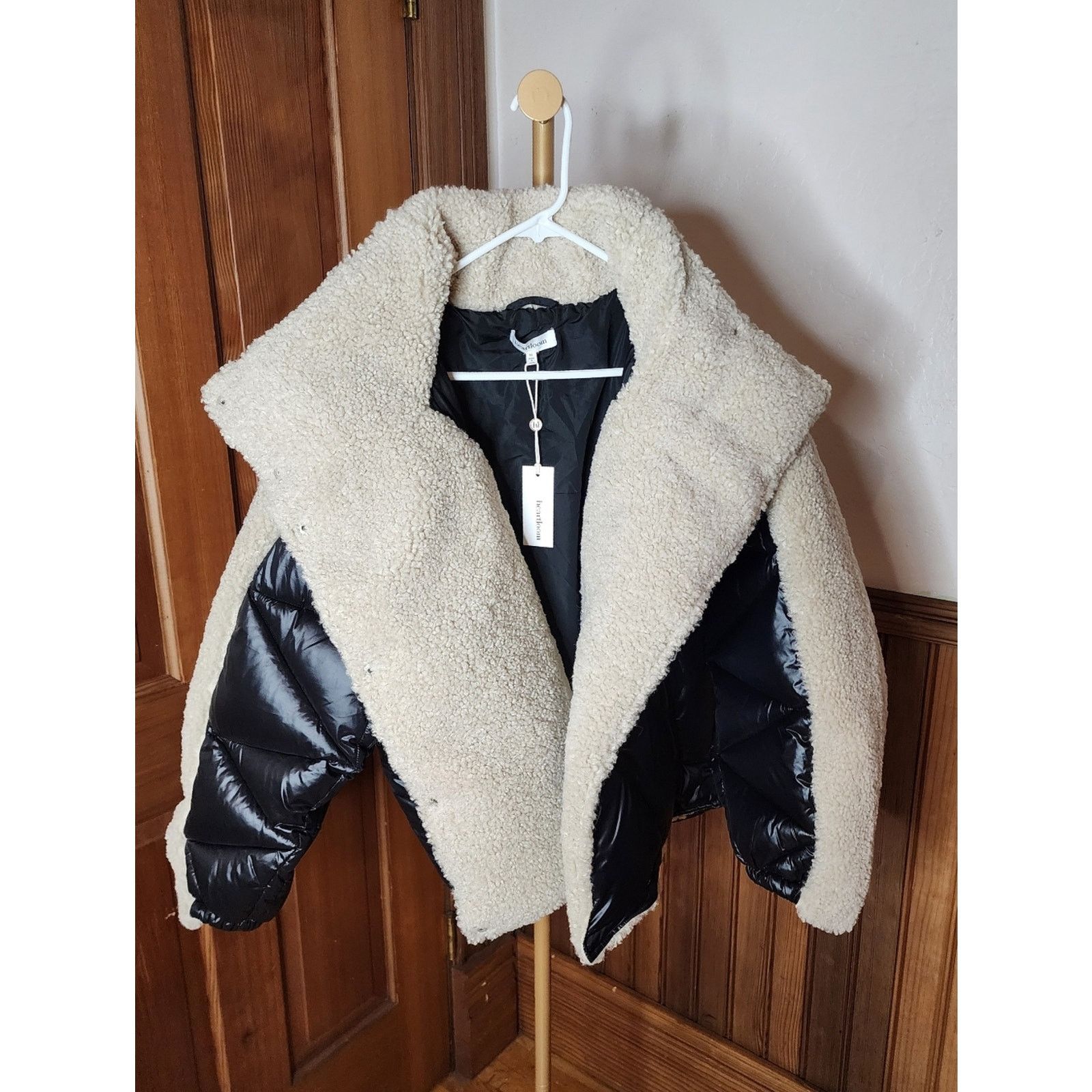 Heartloom NWT Heartloom Solas Black Puffer Jacket Sherpa Collar Medium Size M / US 6-8 / IT 42-44 - 7 Thumbnail