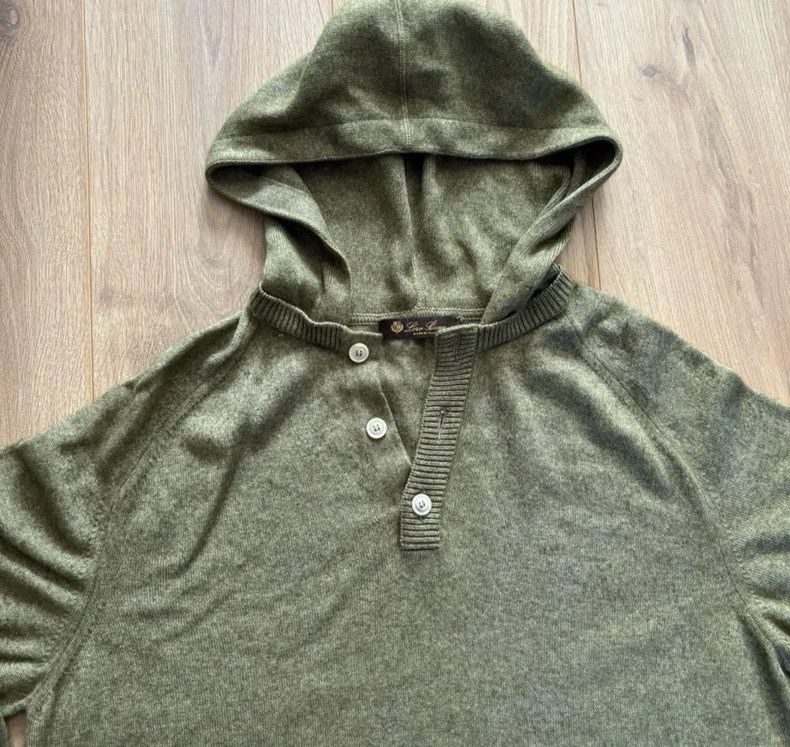 Loro Piana Loro Piana Green cardigan for men. Cashmere and silk blend Size US M / EU 48-50 / 2 - 3 Thumbnail