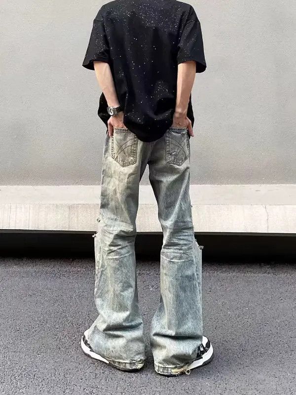 VIBE baggy vintage wash ripped Y2K jeans Size US 32 / EU 48 - 4 Thumbnail