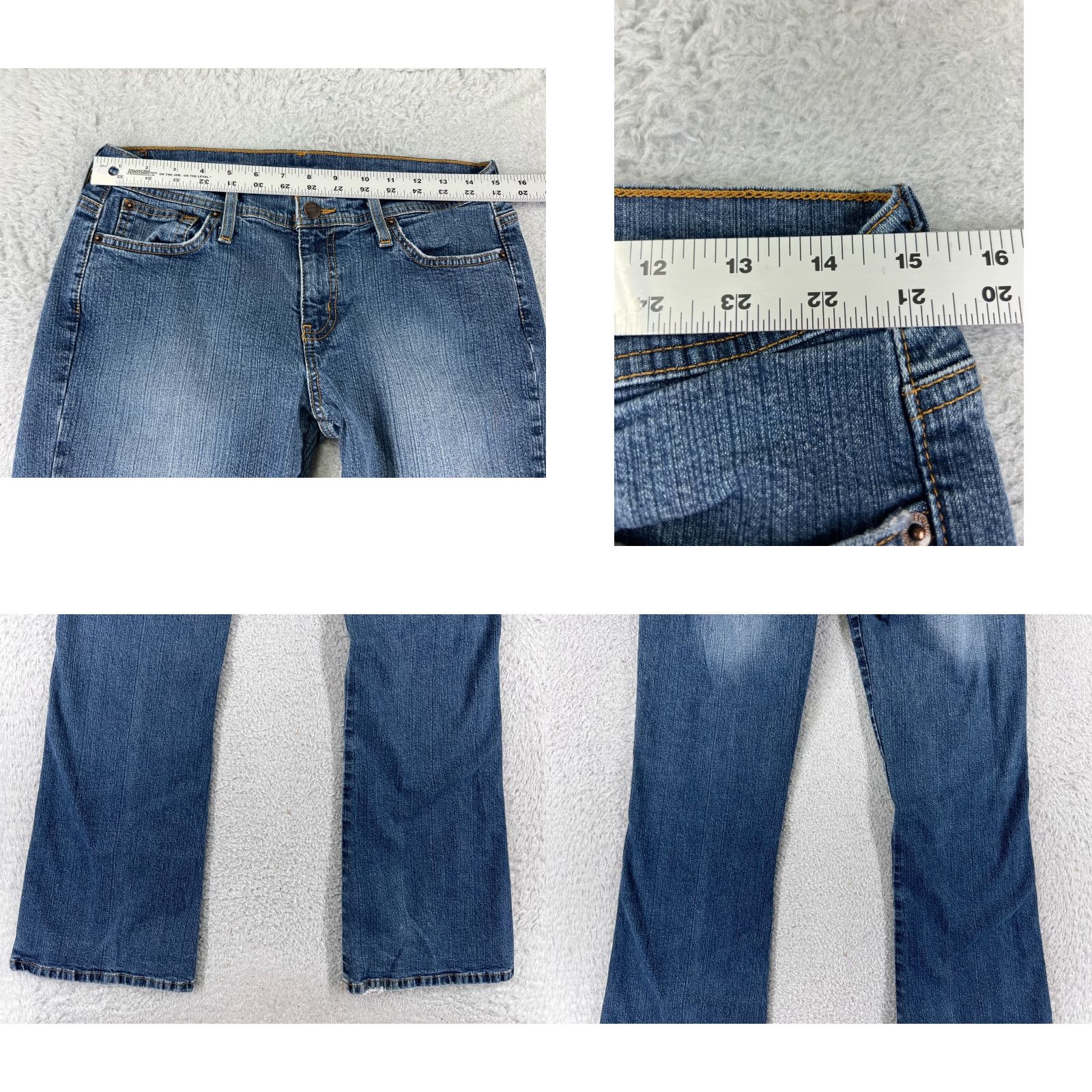 Vintage Bongo Jeans Women 5 Blue Denim Skinny Low Rise Cotton Blend Stretch 26x27 Jeans Women's Blue Skinny 5-Pocket Distressed Modern Denim Style Mens? Size 27" / US 4 / IT 40 - 9 Thumbnail