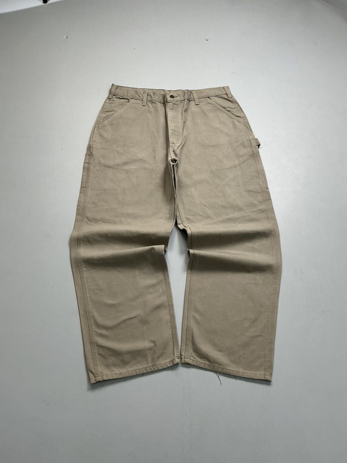Carhartt Vintage Carhartt B11 BRN carpenter workwear denim Size US 38 / EU 54 - 1 Thumbnail