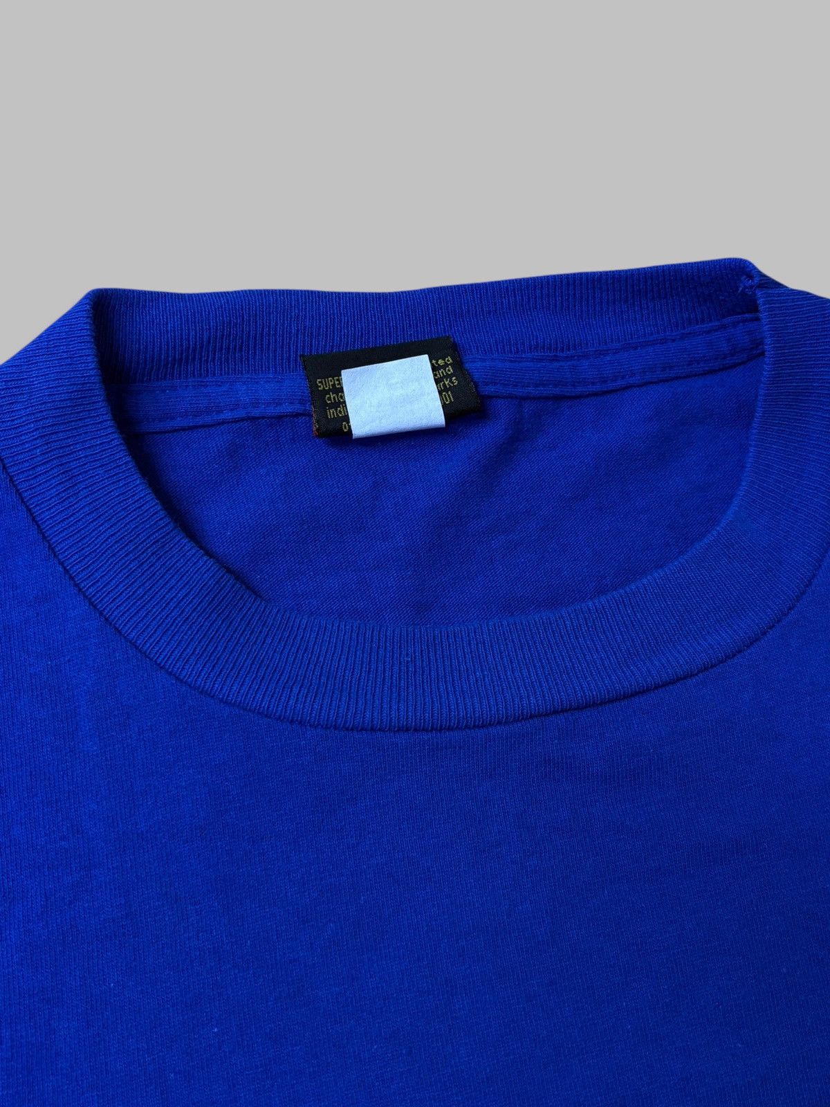 Band Tees DC Superman Vintage Single Stitch Blue T-Shirt Size US S / EU 44-46 / 1 - 9 Thumbnail