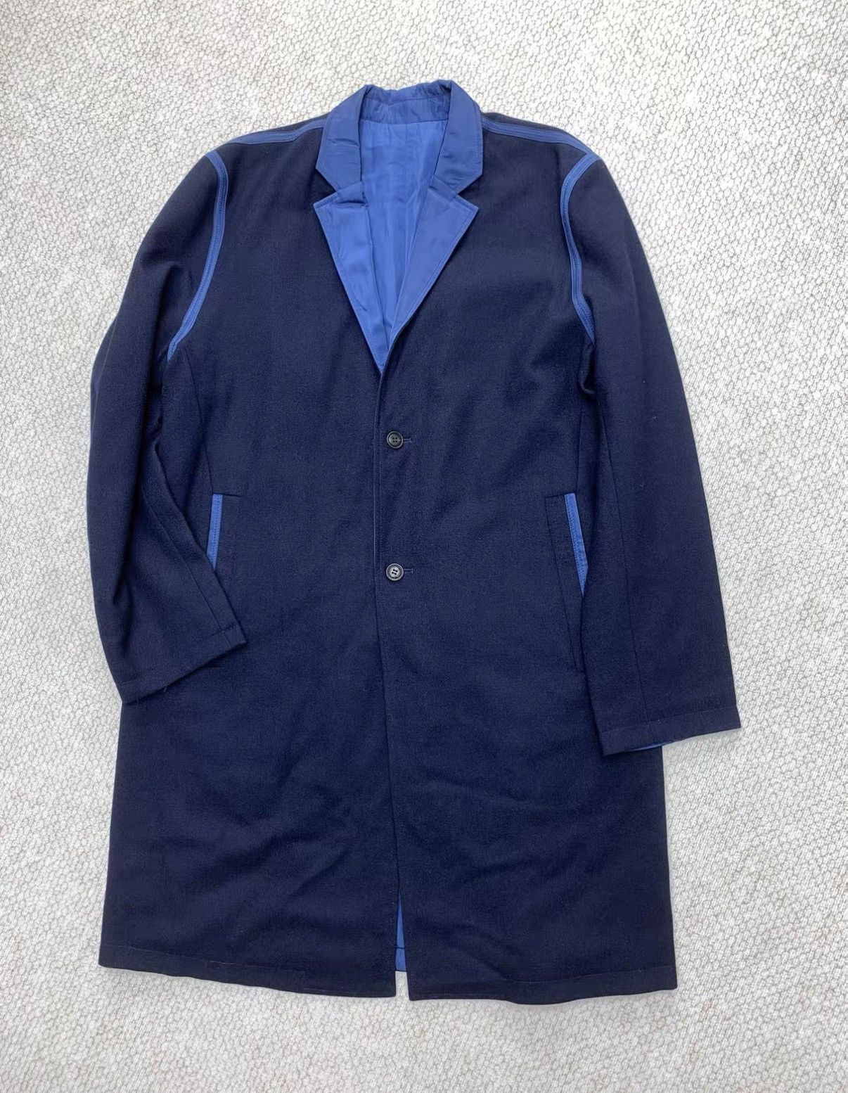 Brunello Cucinelli BRUNELLO CUCINELLI Reversible Nylon & Wool Coat Size US M / EU 48-50 / 2 - 2 Thumbnail