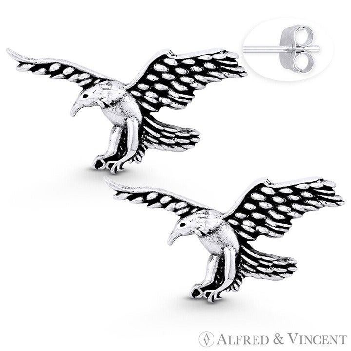 Other American Bald Eagle Animal Charm 10x18mm Stud Earrings Size ONE SIZE - 1 Preview