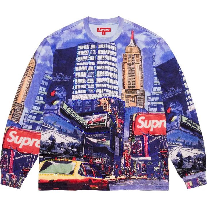 Supreme Supreme Skyline Sequin L/S Top | Grailed 