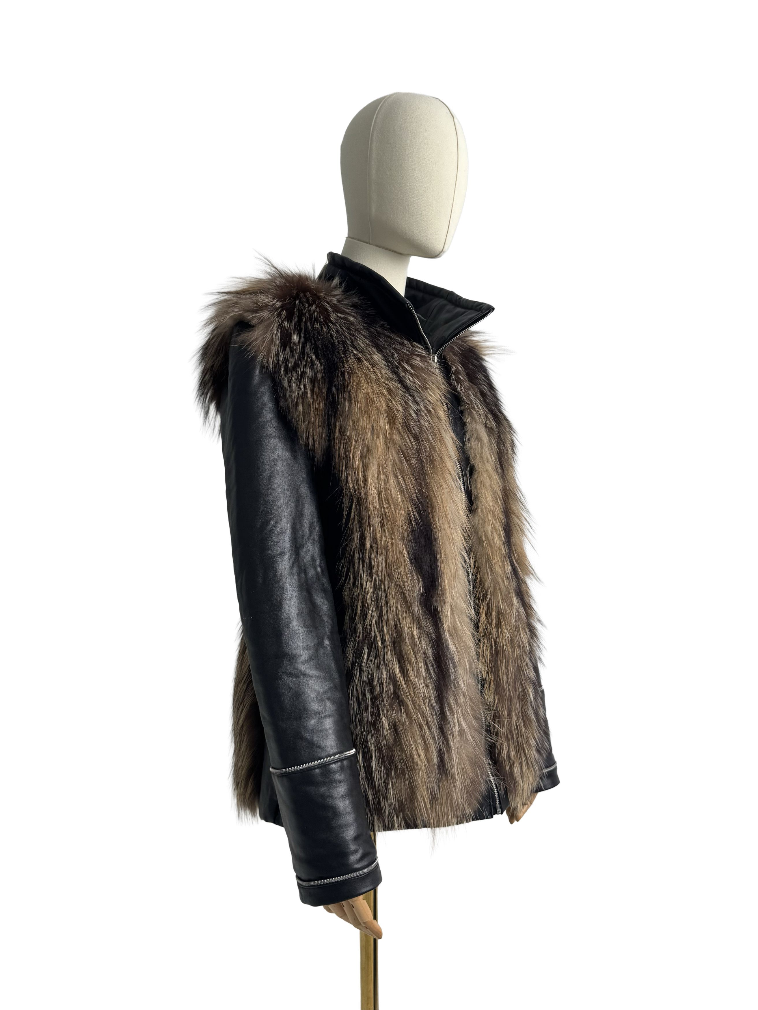 Vintage Vintage Jacket With Real Fur Details Size M / US 6-8 / IT 42-44 - 1 Thumbnail