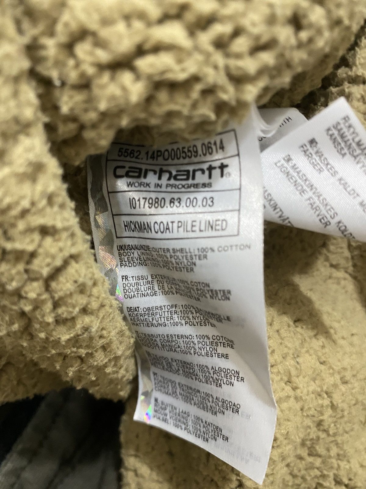Carhartt Wip Carhartt WIP Hickman Coat Pile-Lined Parka, size XL, green, Size US XL / EU 56 / 4 - 14 Thumbnail