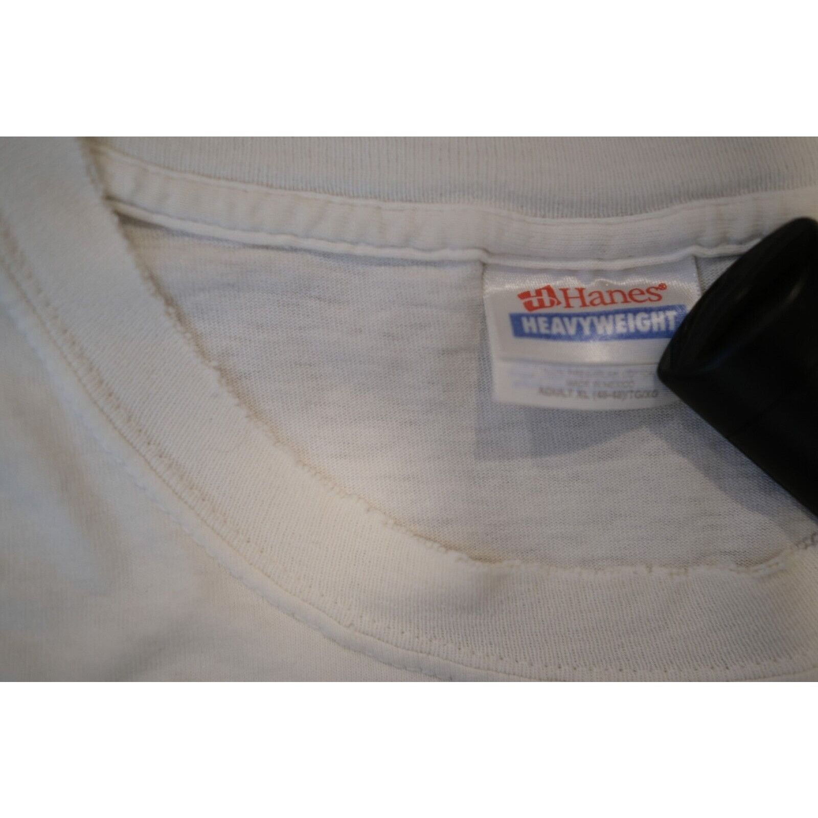 Hanes Vintage 90s Hanes Heavyweight WE BE JAMMIN ST KITTS Tee XL Size US XL / EU 56 / 4 - 7 Thumbnail